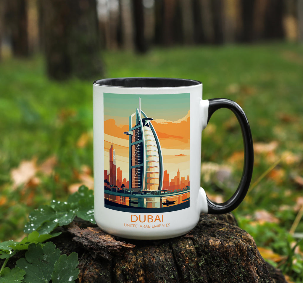 Dubai - united Arab Emirates - Beautiful Tourist Hotspots Mug