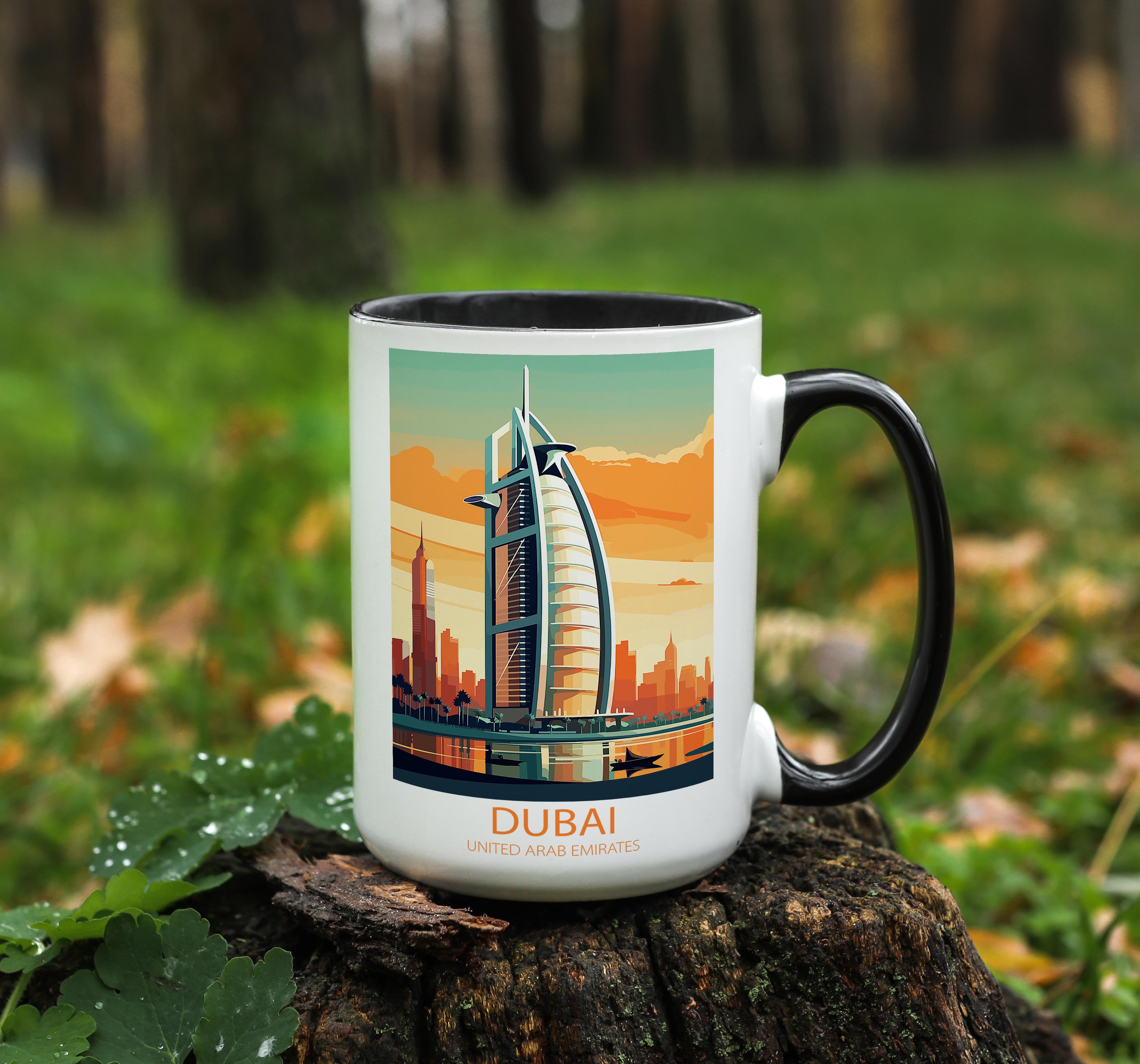 Dubai - united Arab Emirates - Beautiful Tourist Hotspots Mug