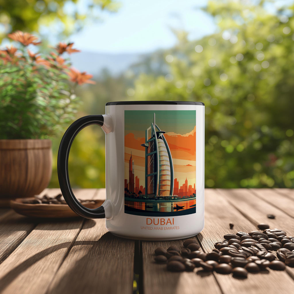 Dubai - united Arab Emirates - Beautiful Tourist Hotspots Mug