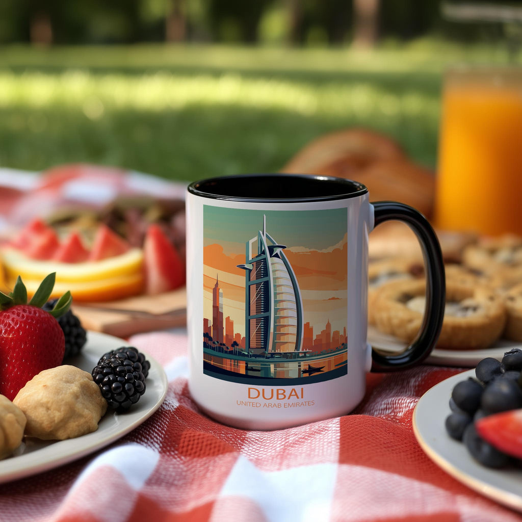 Dubai - united Arab Emirates - Beautiful Tourist Hotspots Mug