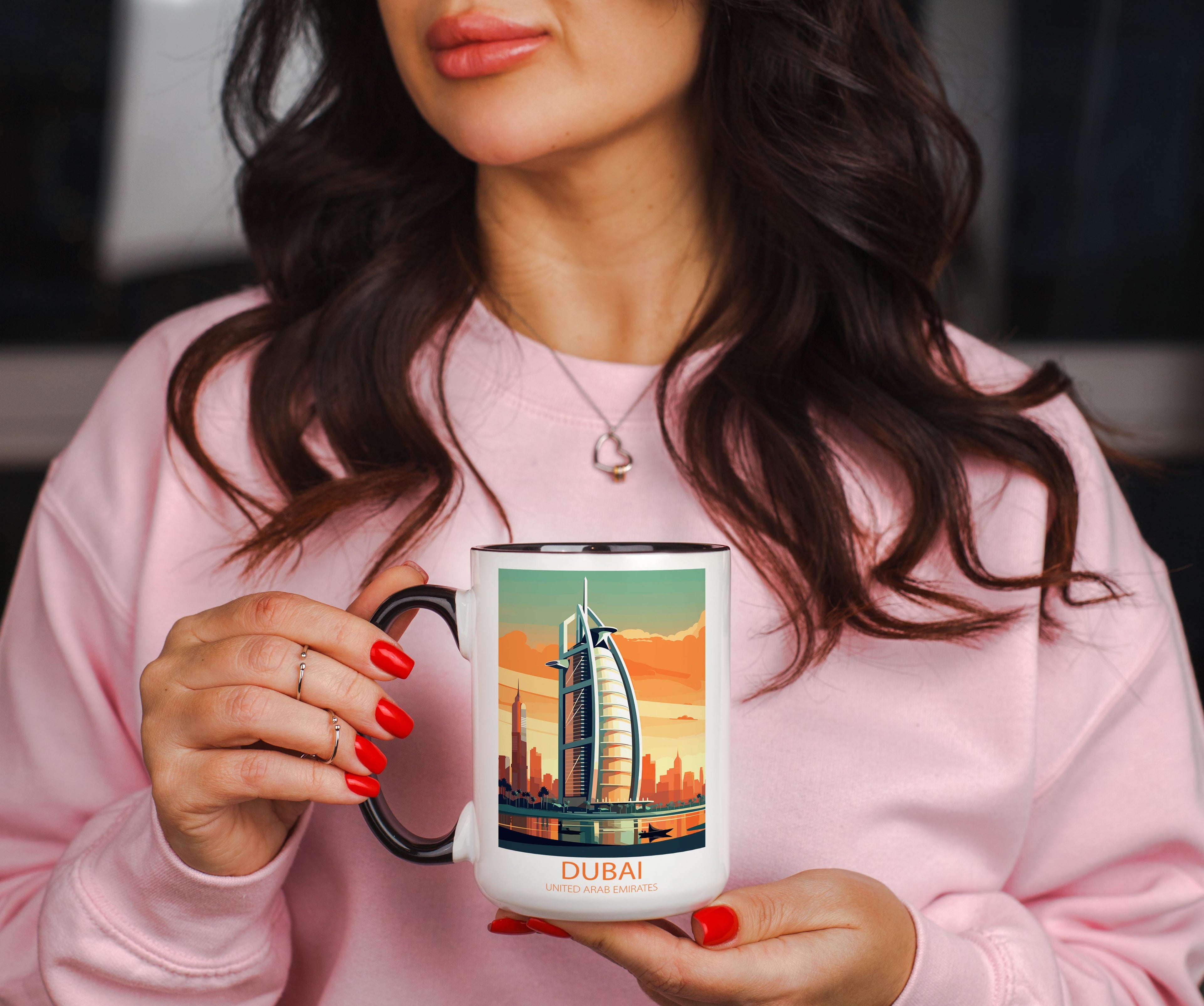 Dubai - united Arab Emirates - Beautiful Tourist Hotspots Mug