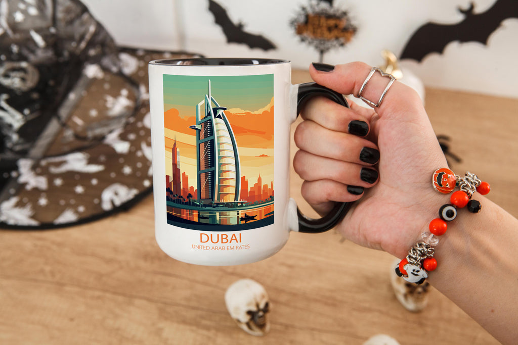 Dubai - united Arab Emirates - Beautiful Tourist Hotspots Mug