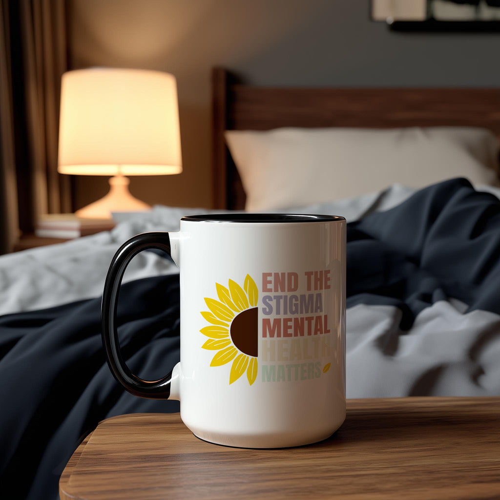 End the Stigma - Mental Health Matters - Health and Wellbeing Mug
