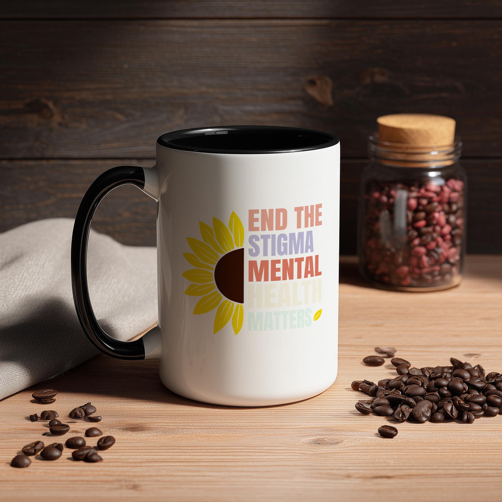 End the Stigma - Mental Health Matters - Health and Wellbeing Mug