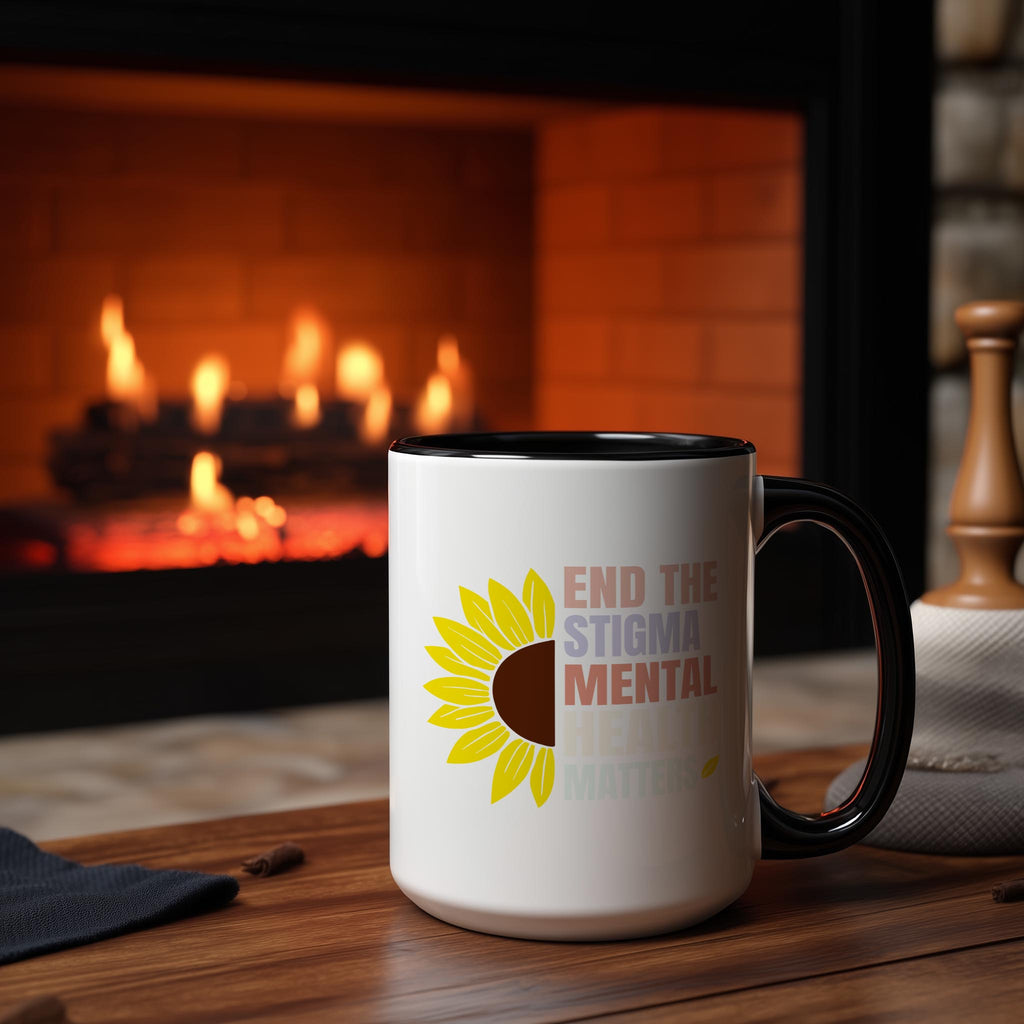 End the Stigma - Mental Health Matters - Health and Wellbeing Mug