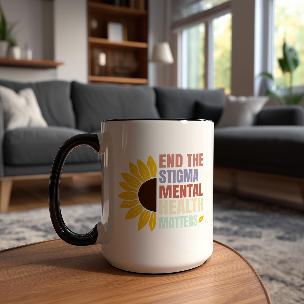 End the Stigma - Mental Health Matters - Health and Wellbeing Mug
