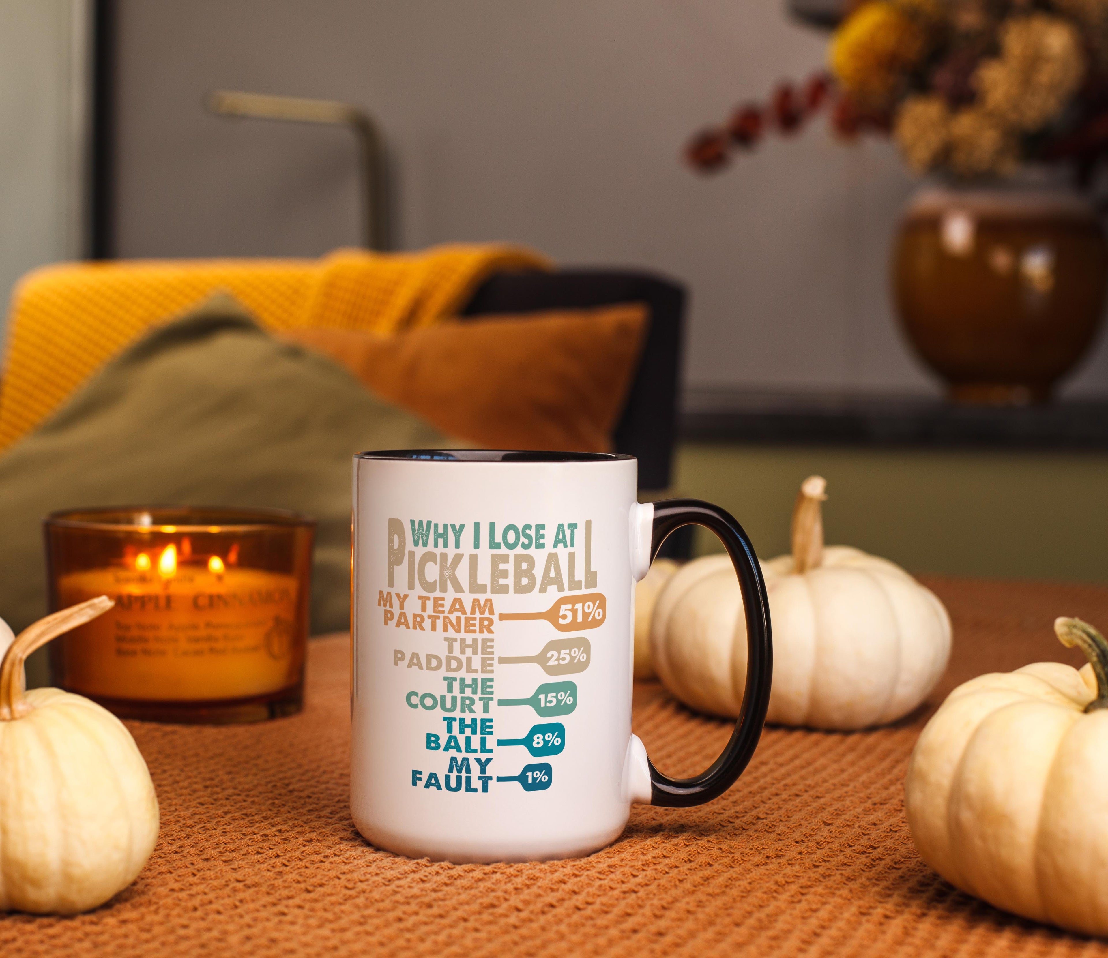 Why I Lose at Pickleball - Hobbies and Interests Mug
