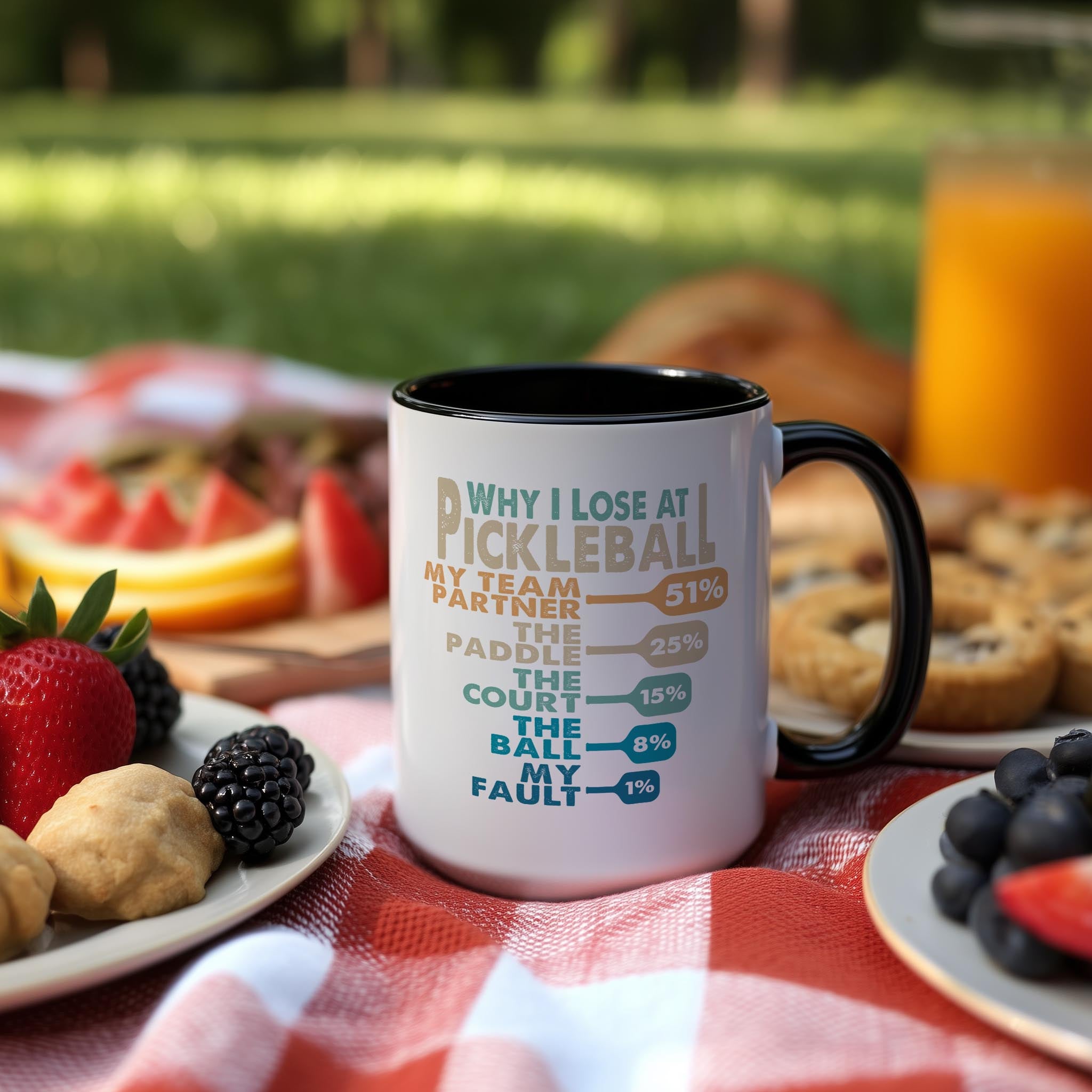 Why I Lose at Pickleball - Hobbies and Interests Mug
