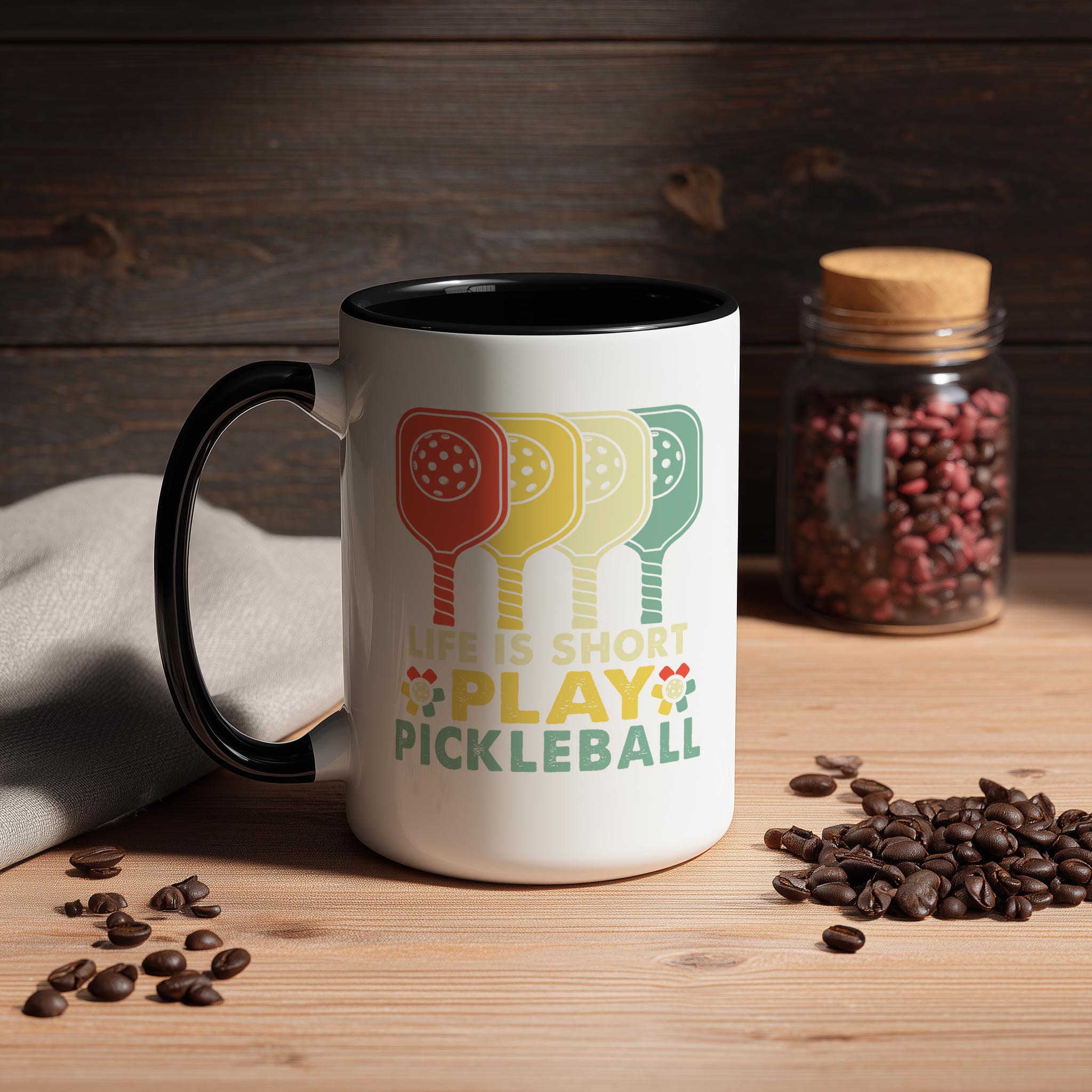 Life is Short - Play Pickleball - Hobbies and Interests Mug