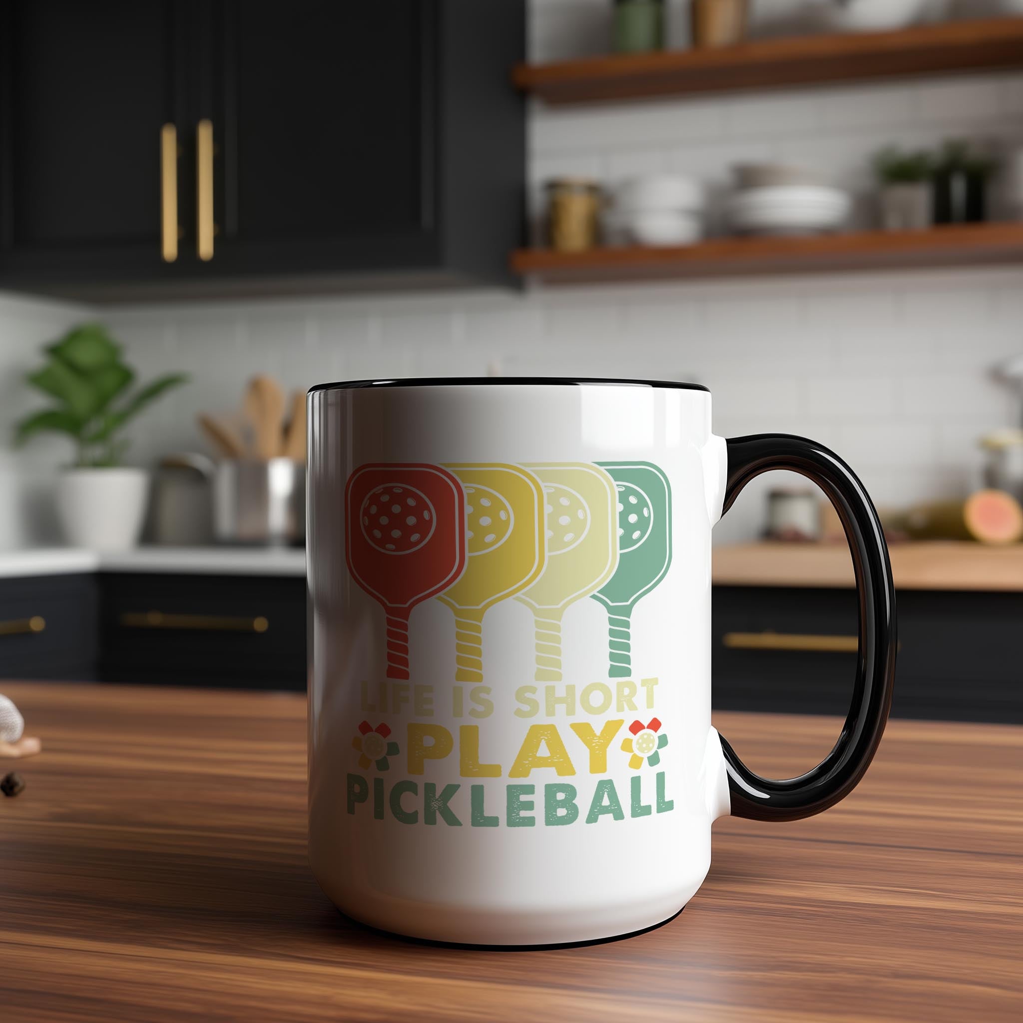 Life is Short - Play Pickleball - Hobbies and Interests Mug