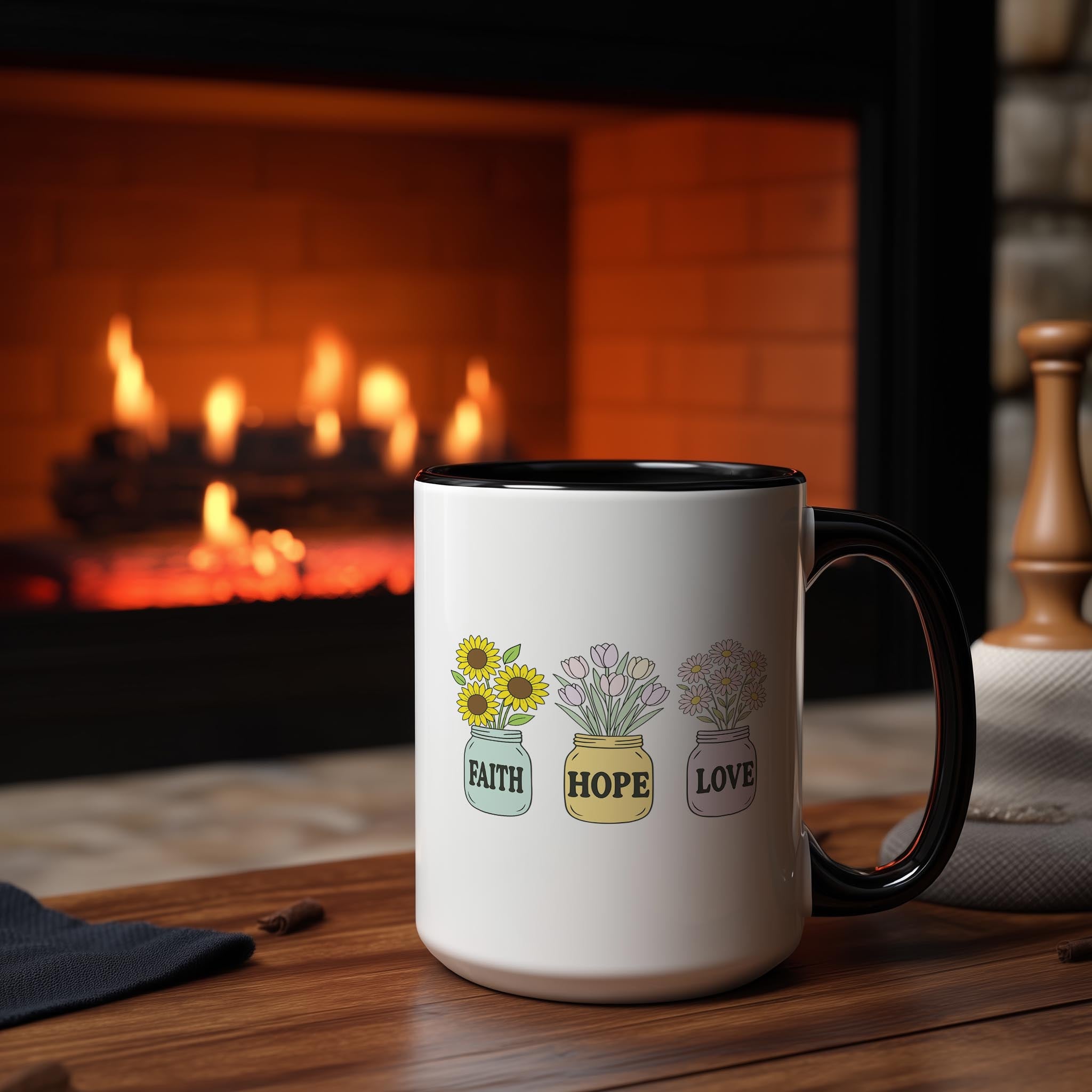 Faith. Hope. Love. - Home life Mug