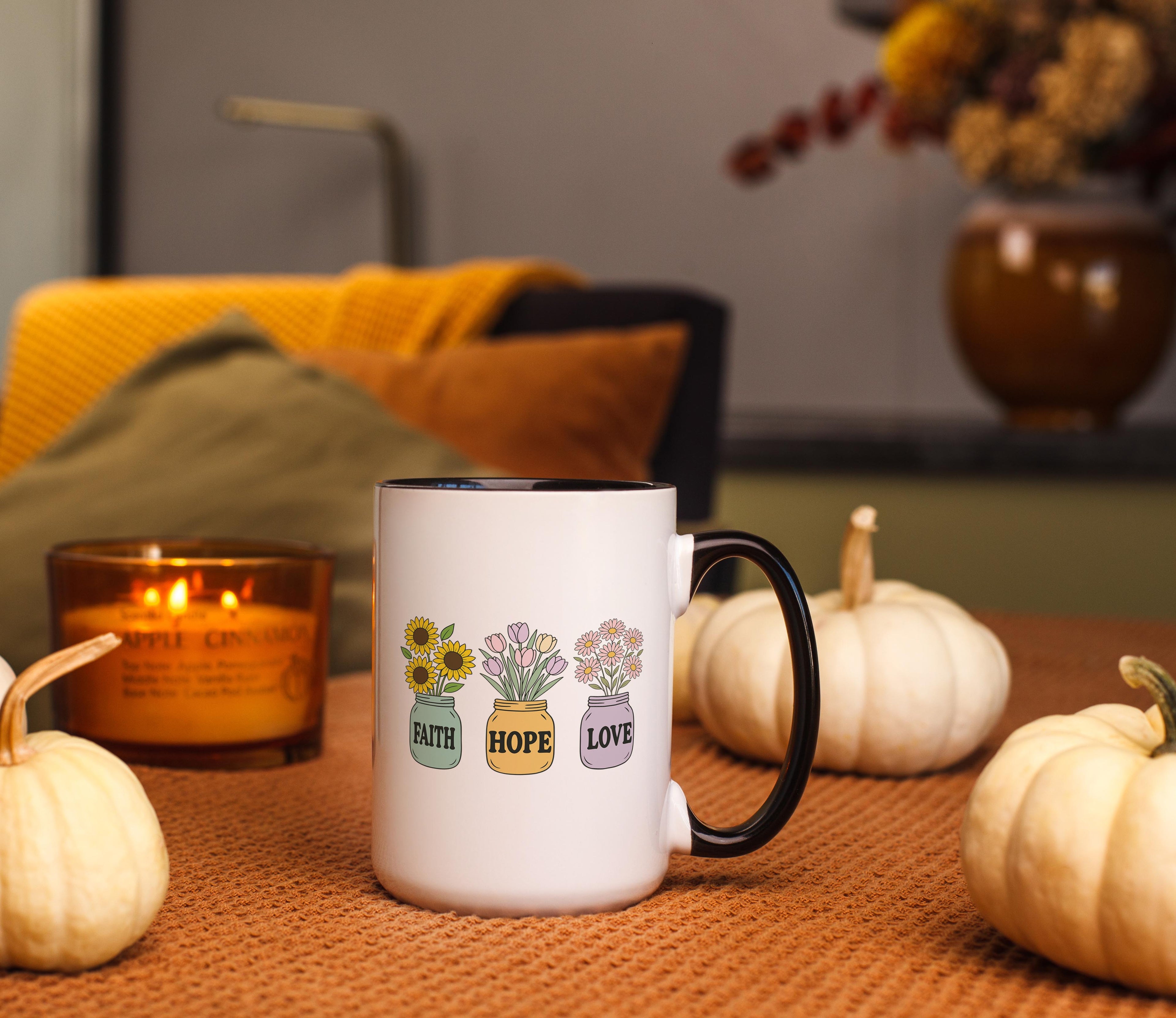 Faith. Hope. Love. - Home life Mug