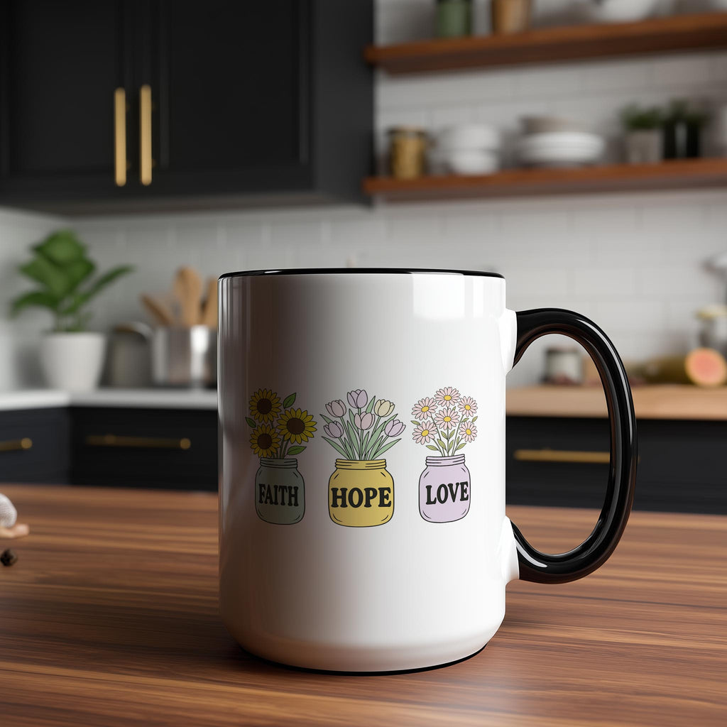 Faith. Hope. Love. - Home life Mug
