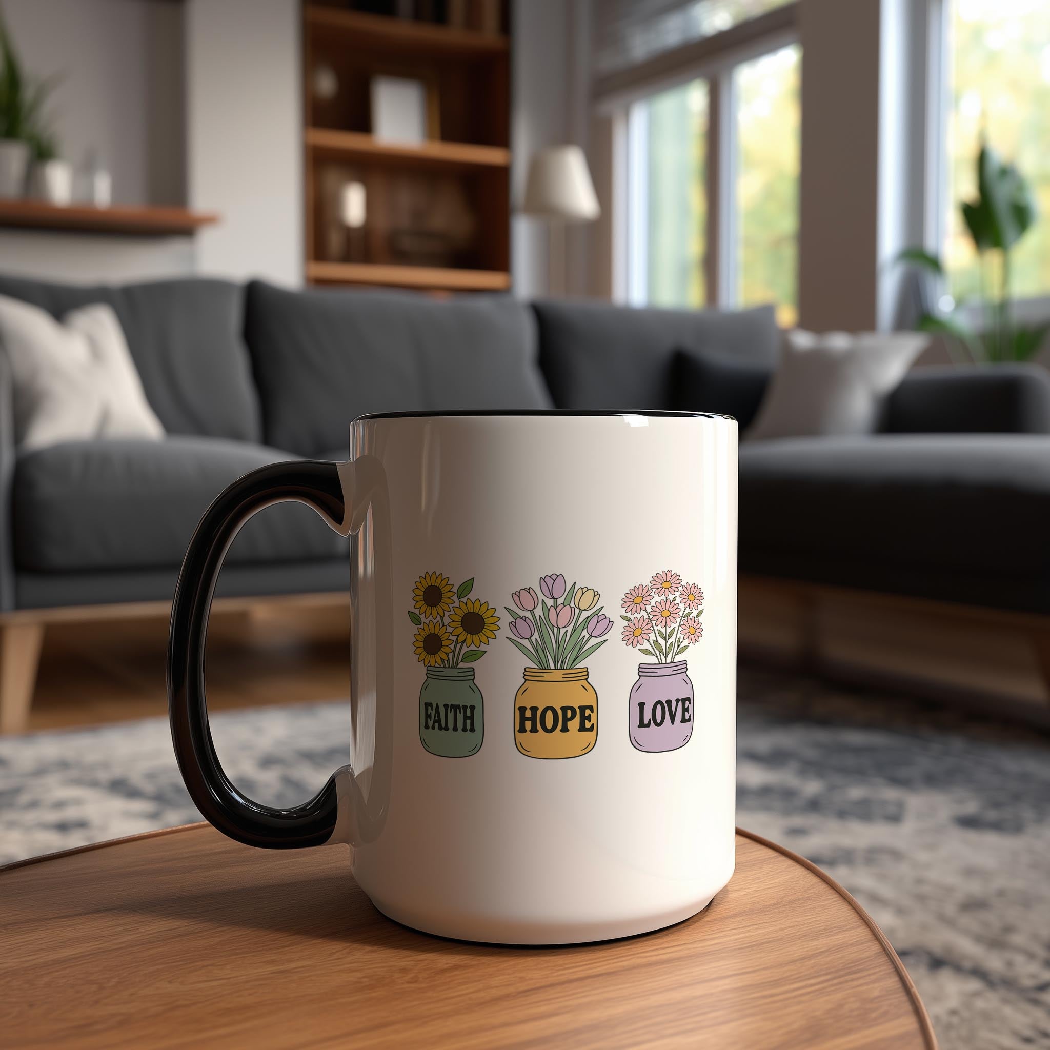Faith. Hope. Love. - Home life Mug