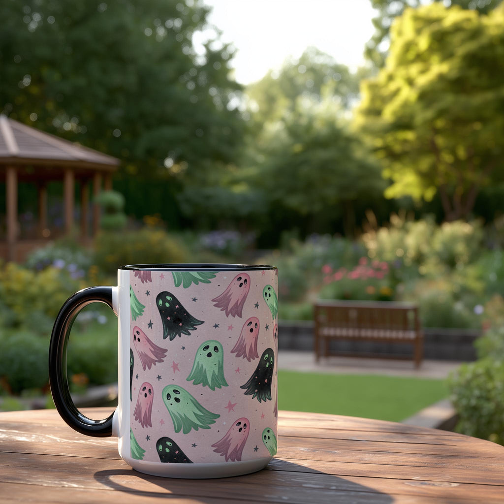 Fabulous Ghosts Pattern - Halloween Mug
