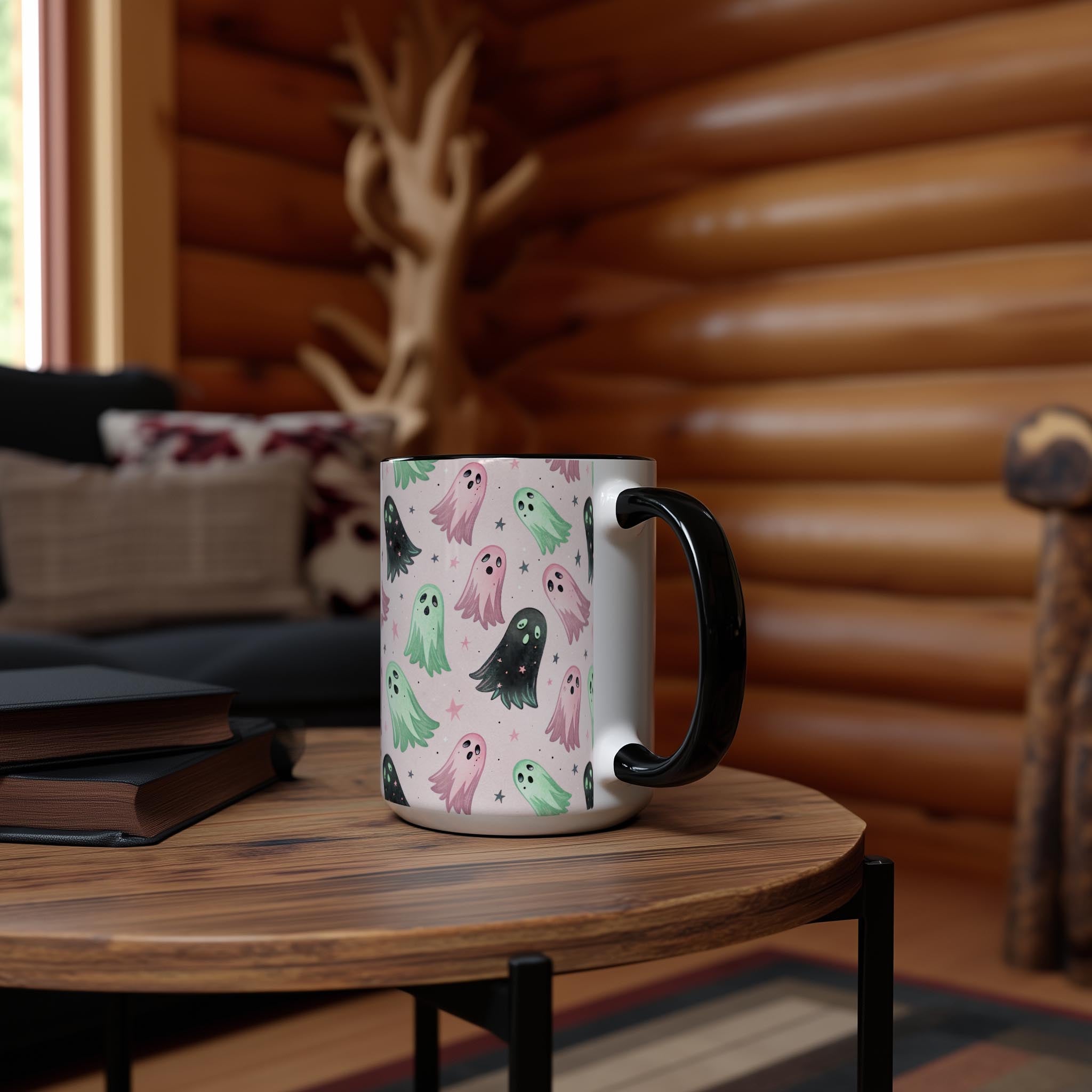 Fabulous Ghosts Pattern - Halloween Mug