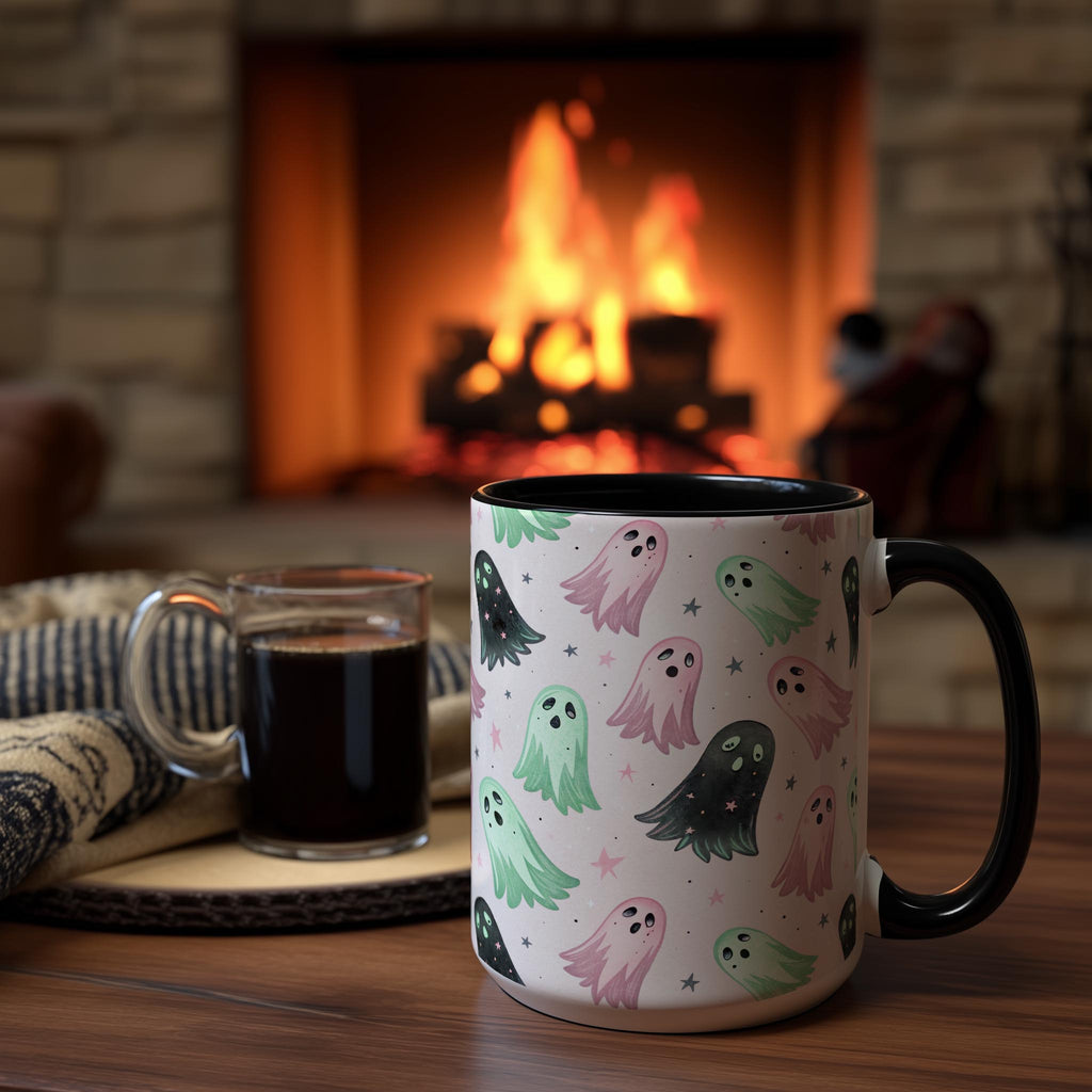 Fabulous Ghosts Pattern - Halloween Mug