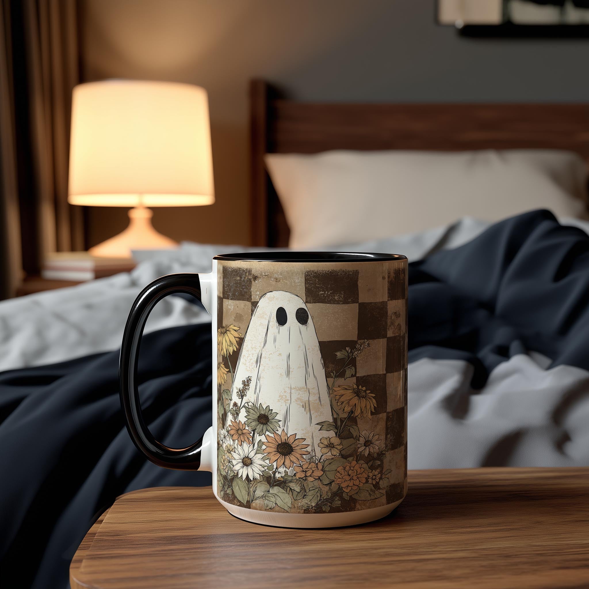 Ghosts among the Flowers - Halloween Mug