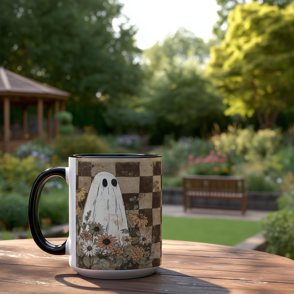 Ghosts among the Flowers - Halloween Mug