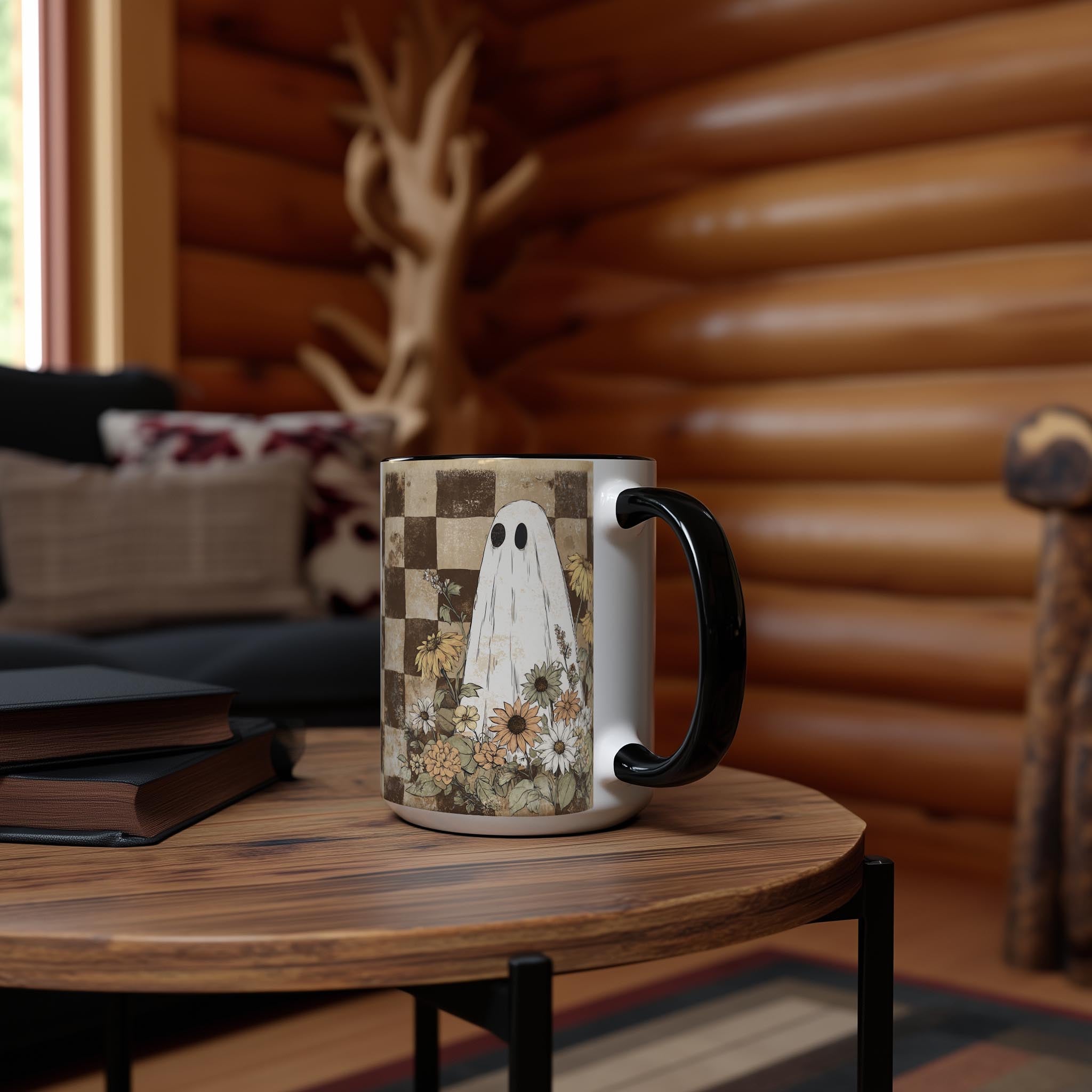 Ghosts among the Flowers - Halloween Mug