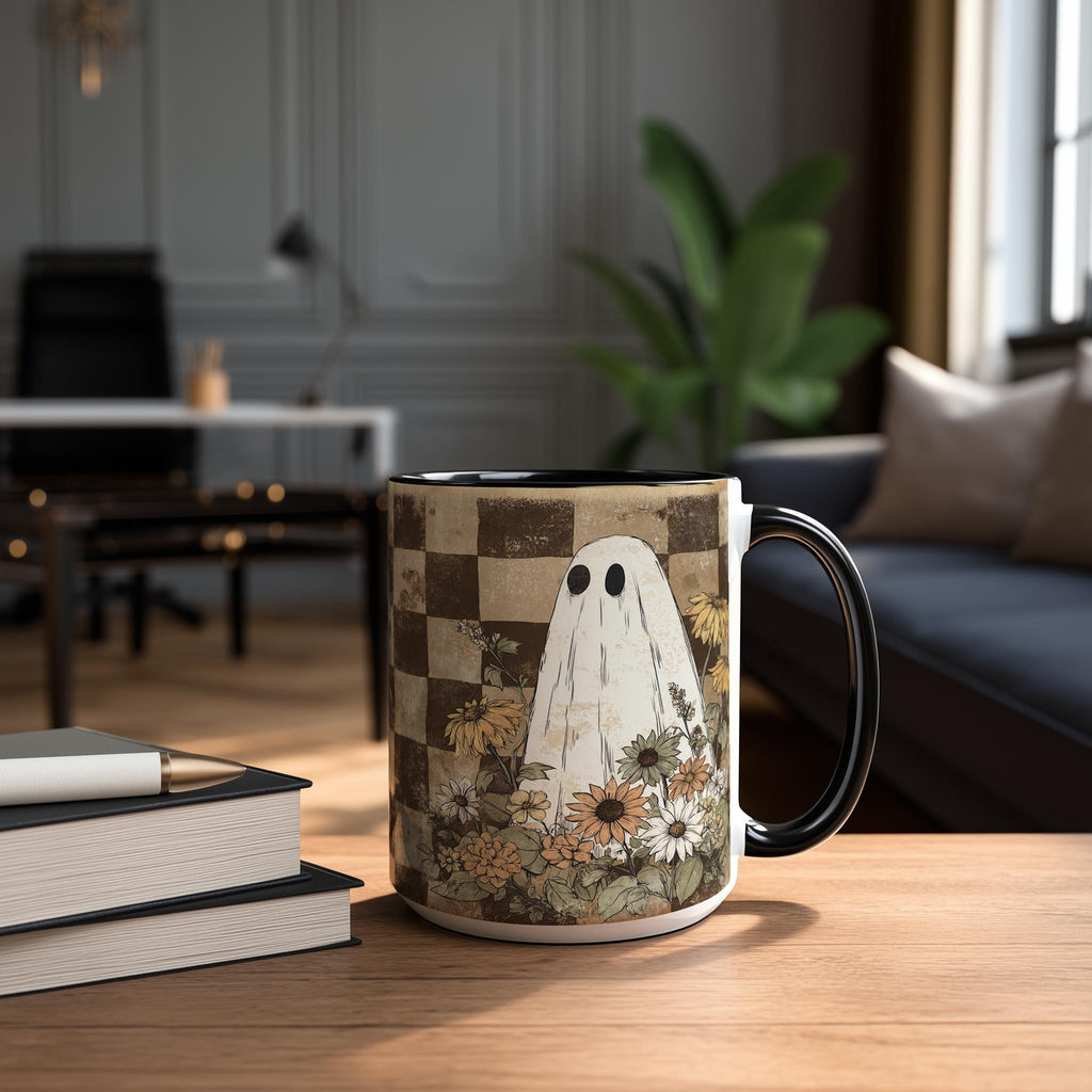 Ghosts among the Flowers - Halloween Mug