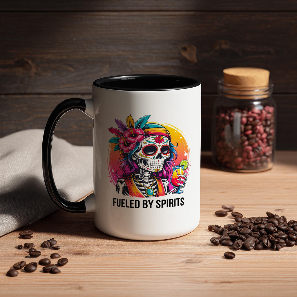 Fueled By Spirits - Adult Humor Mug