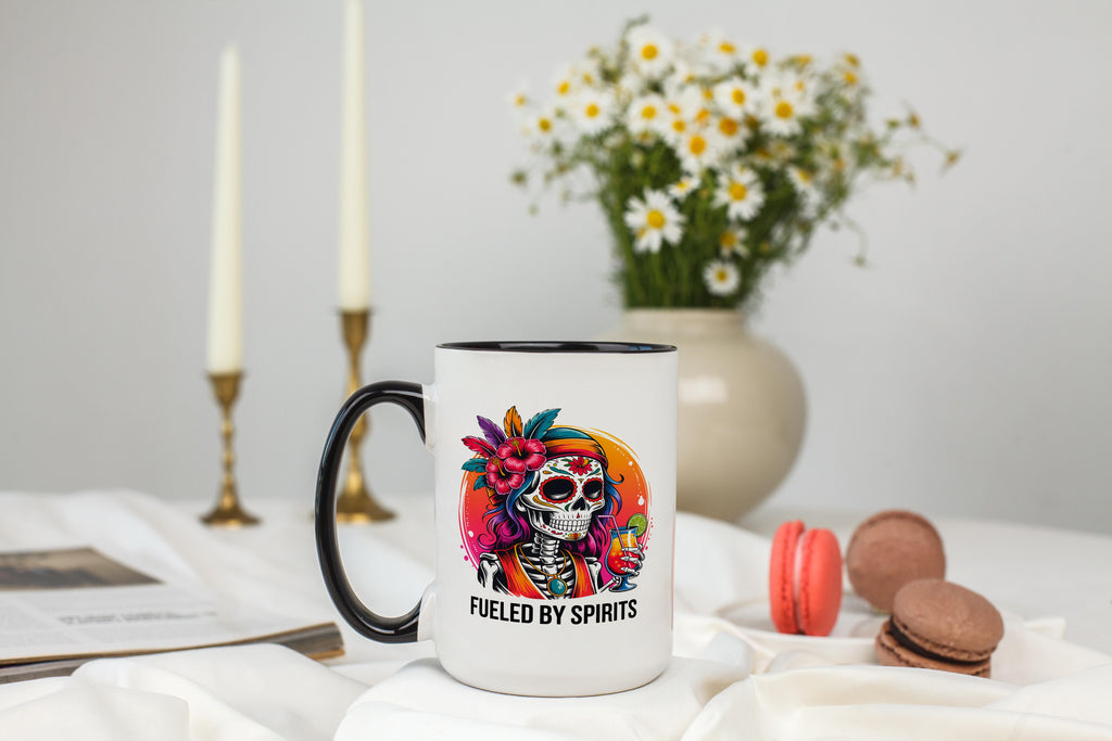Fueled By Spirits - Adult Humor Mug