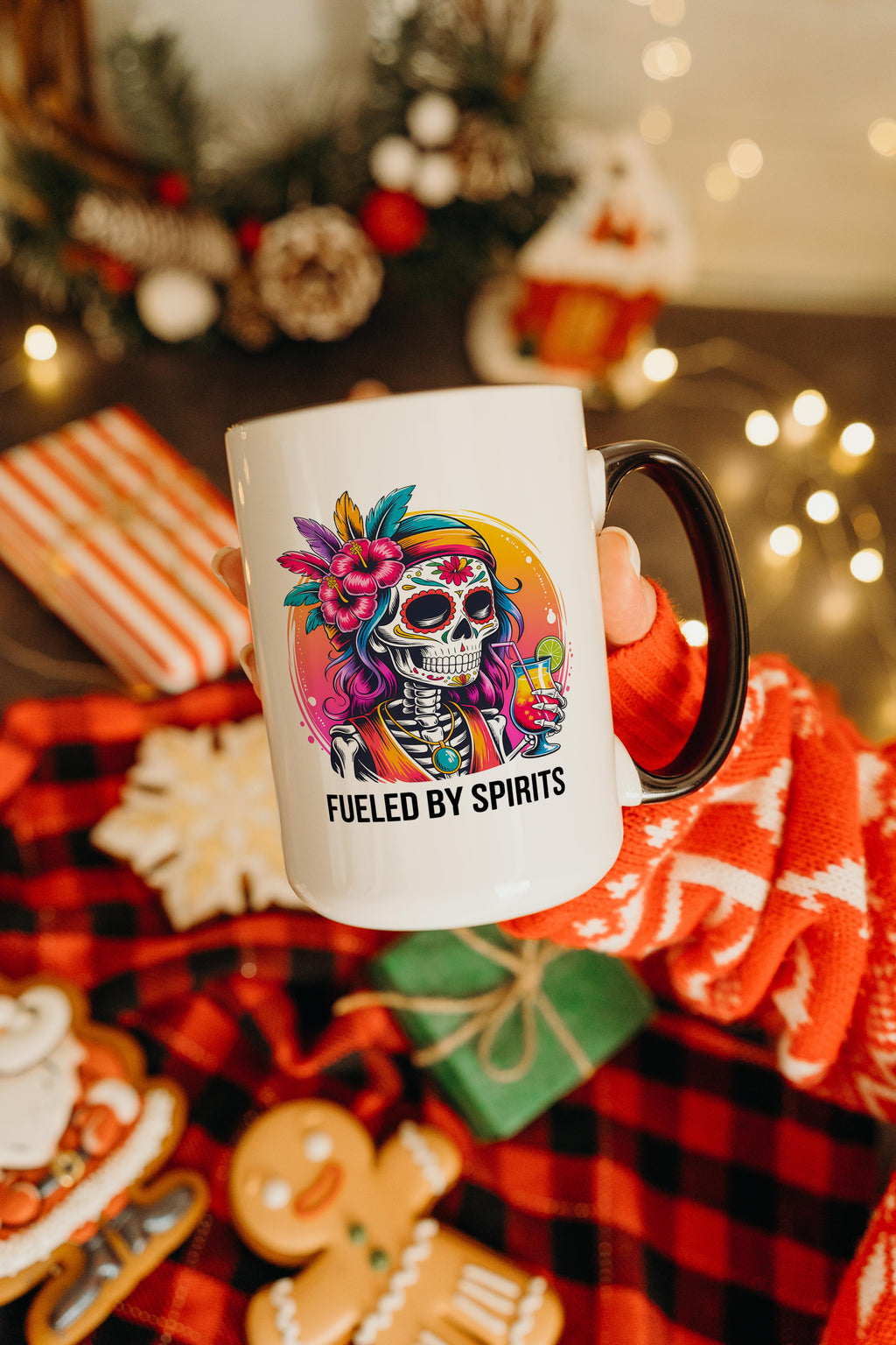Fueled By Spirits - Adult Humor Mug