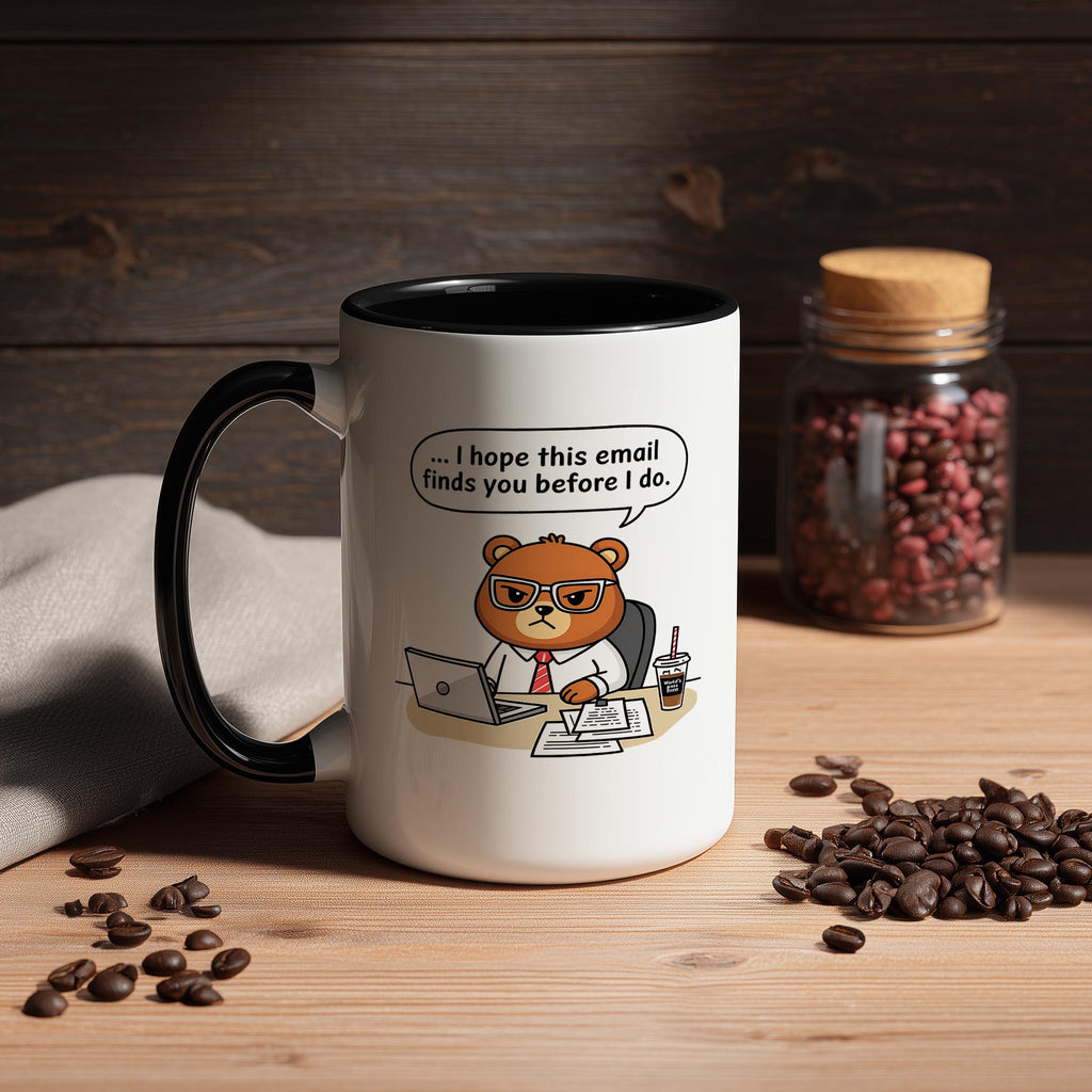 Angry Office Bear - Work and Office Mug