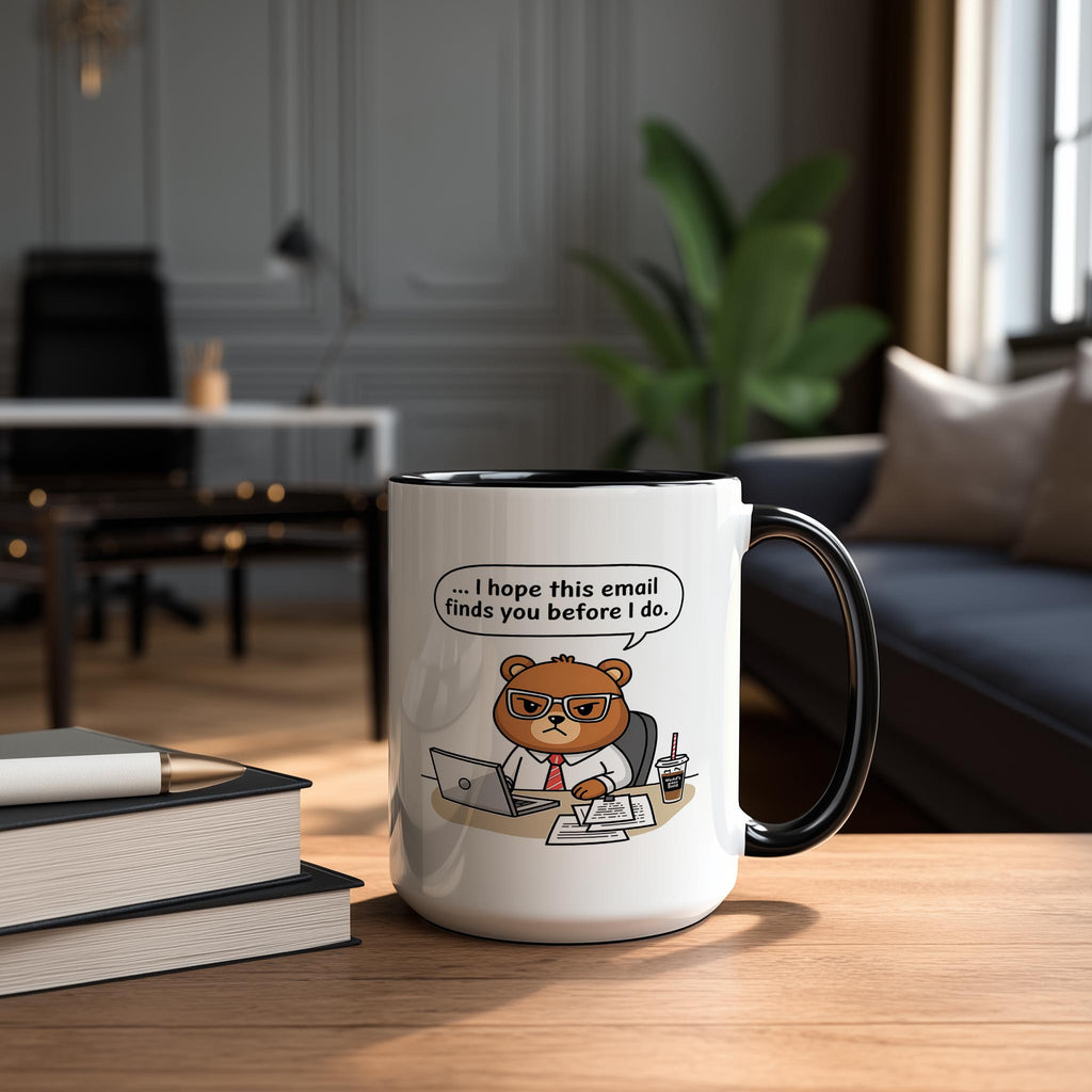 Angry Office Bear - Work and Office Mug