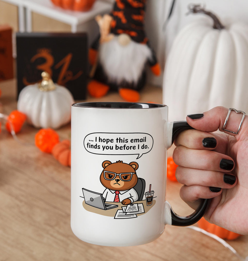 Angry Office Bear - Work and Office Mug