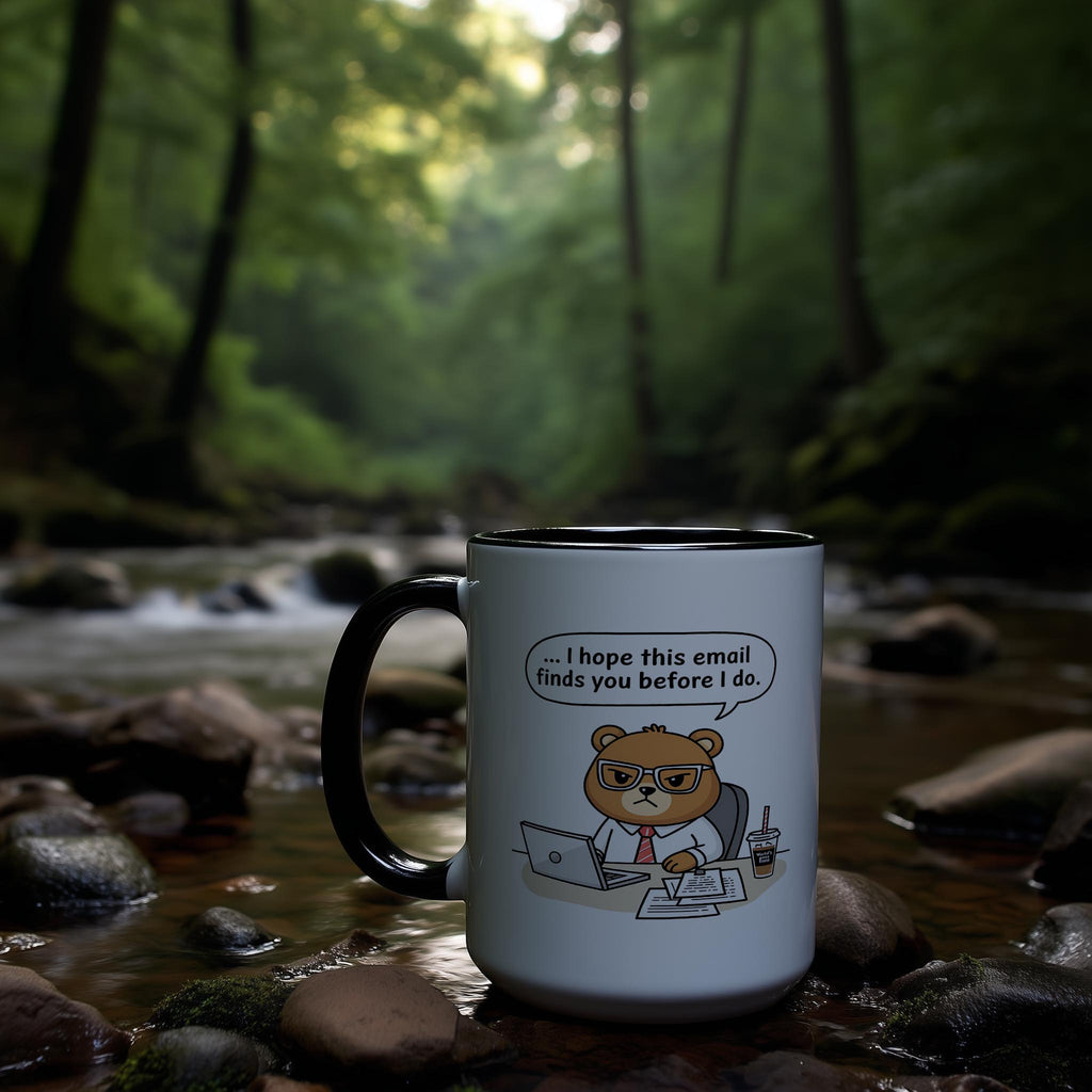 Angry Office Bear - Work and Office Mug