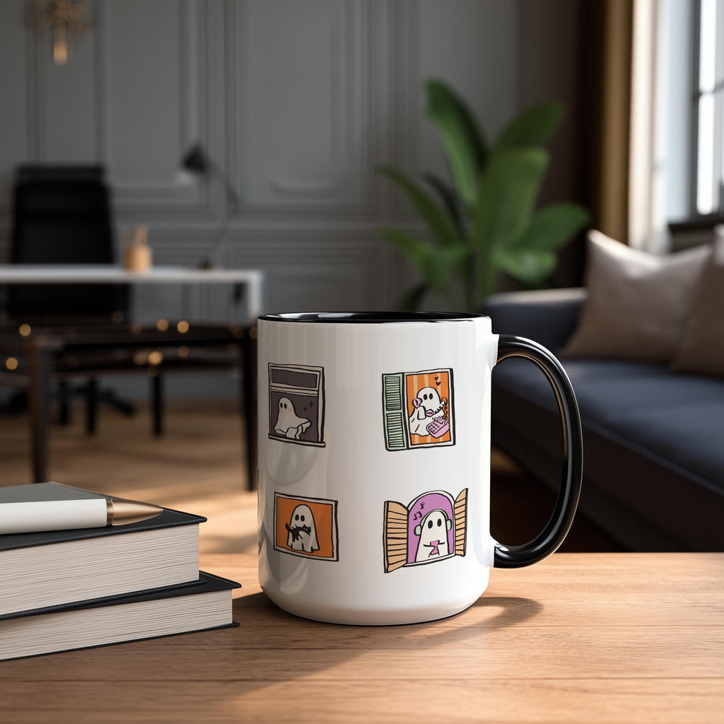 Ghostly Neighbors - Halloween Mug