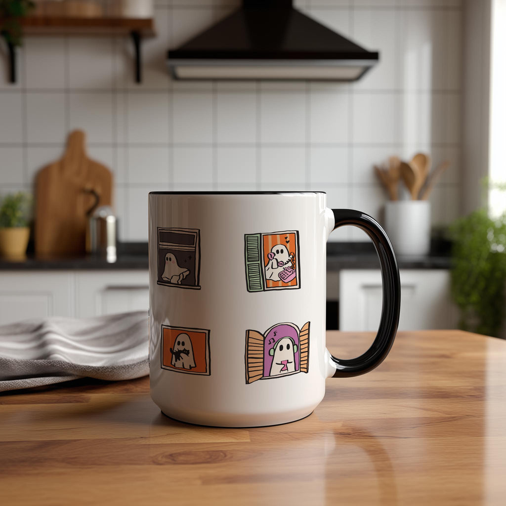 Ghostly Neighbors - Halloween Mug