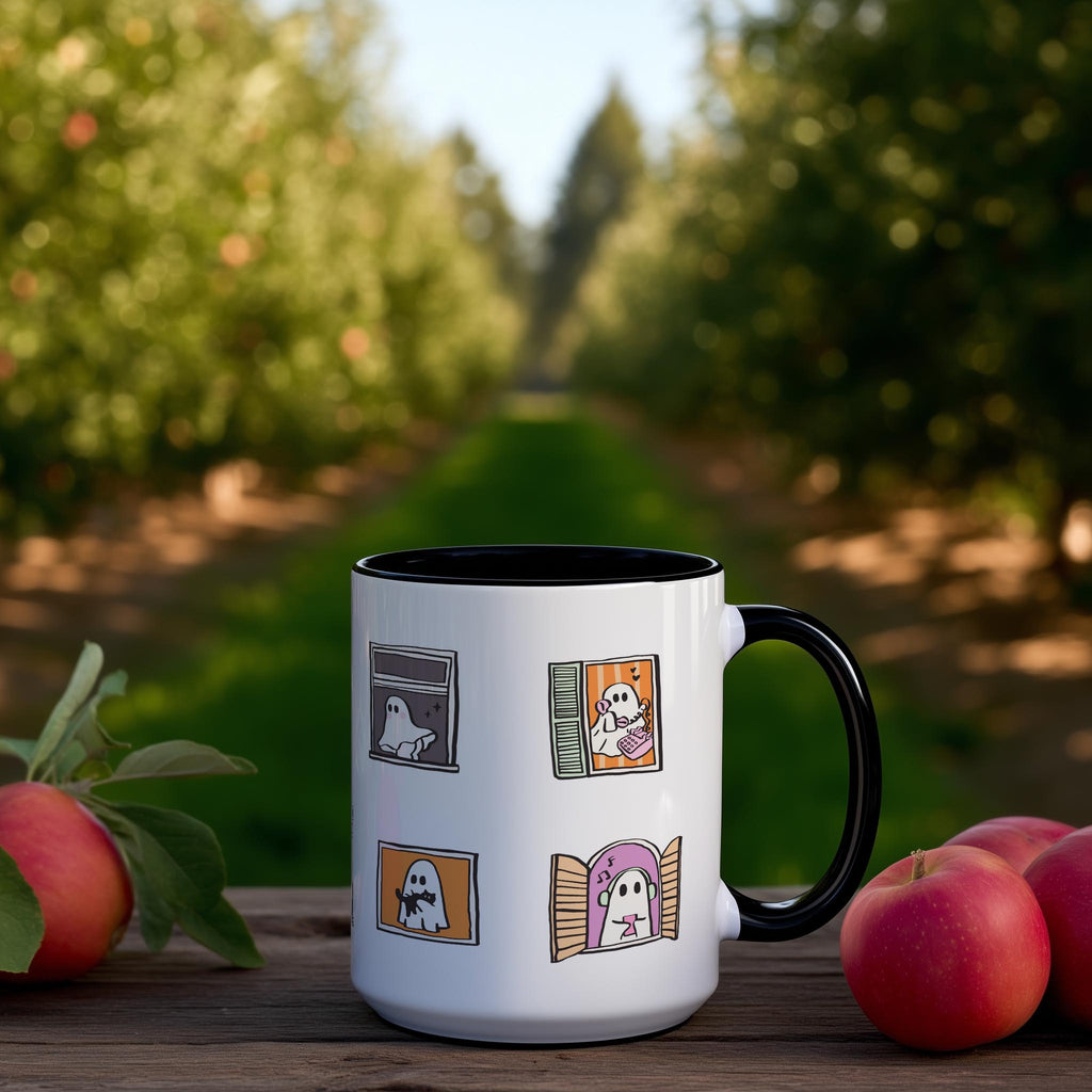 Ghostly Neighbors - Halloween Mug