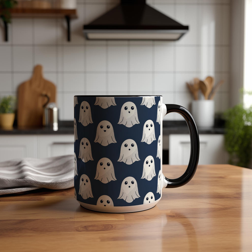 Cute Ghost Pattern - Halloween Mug