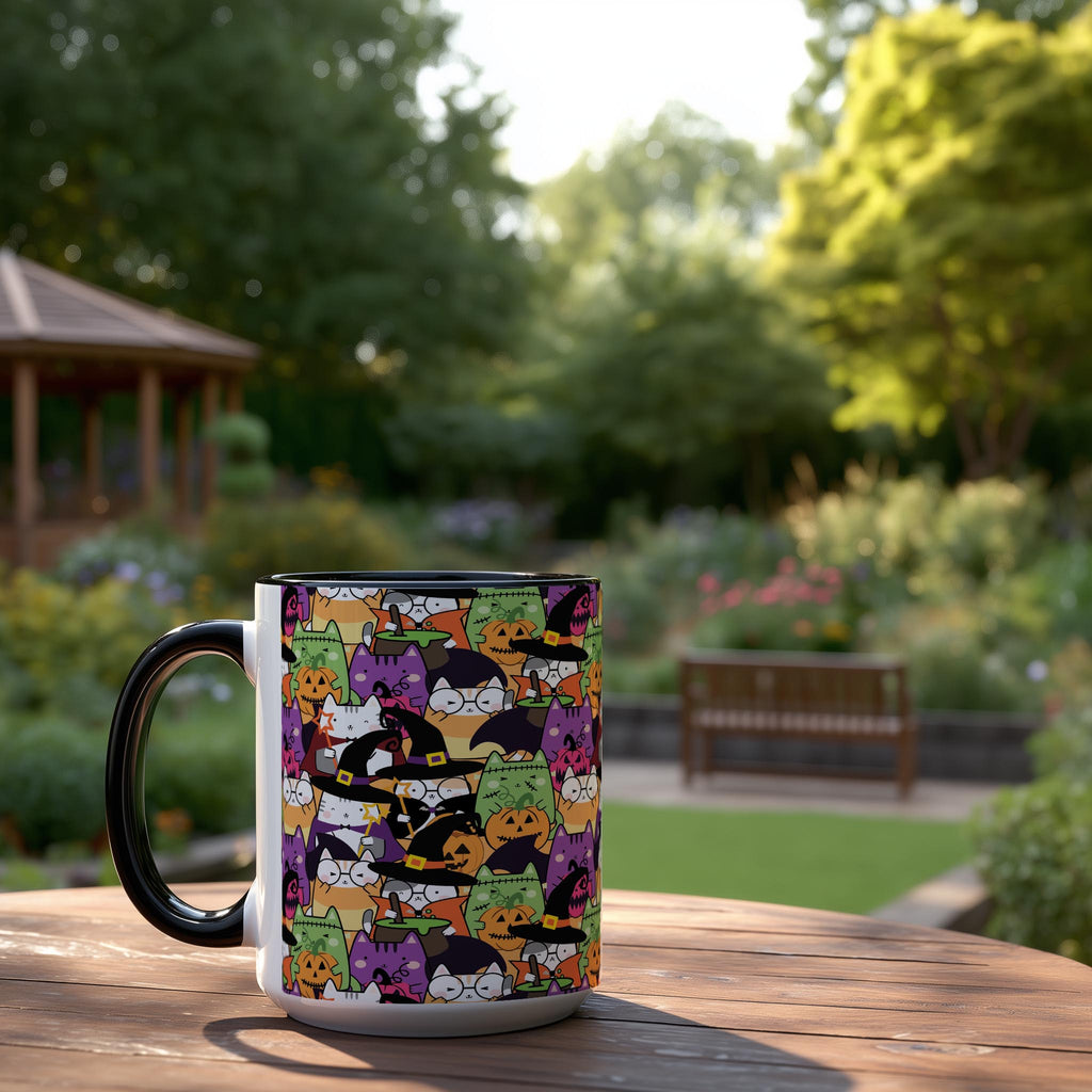 Halloween Doodle Cats - Pet Lovers Mug