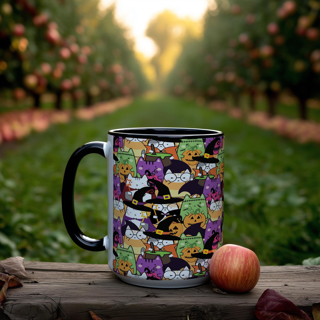 Halloween Doodle Cats - Pet Lovers Mug
