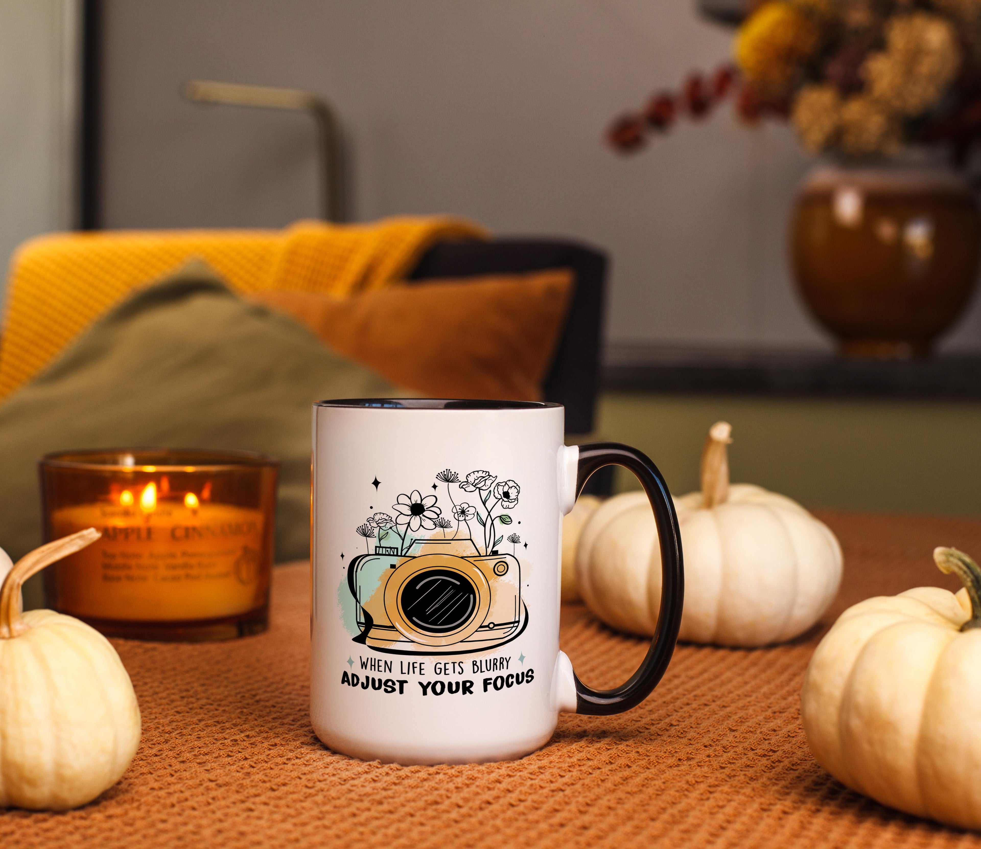 Adjust Your Focus - Affirmation and Motivation mug