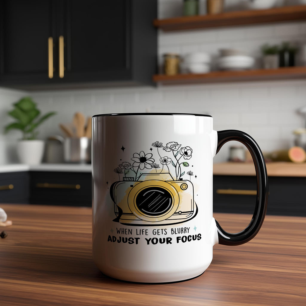 Adjust Your Focus - Affirmation and Motivation mug