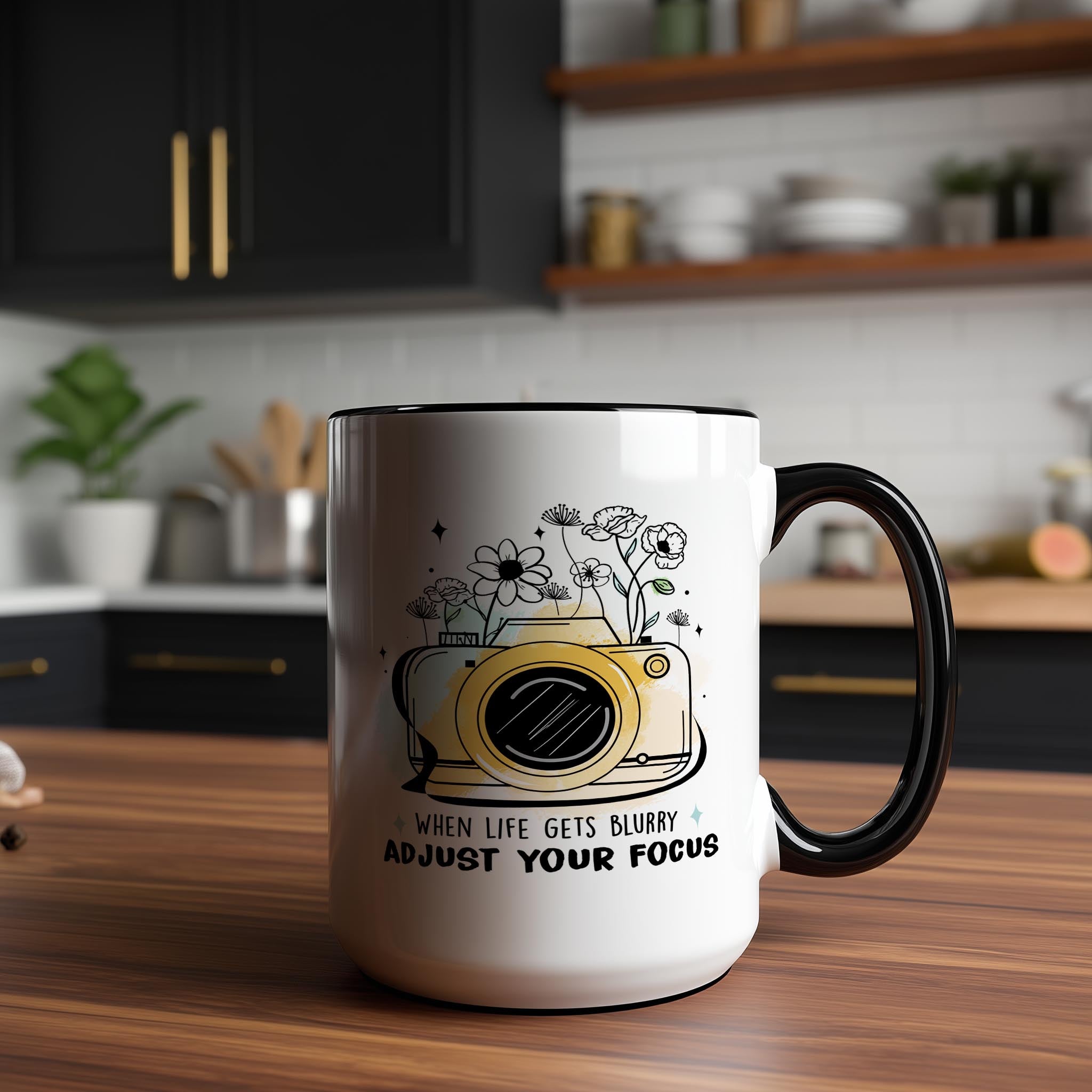 Adjust Your Focus - Affirmation and Motivation mug