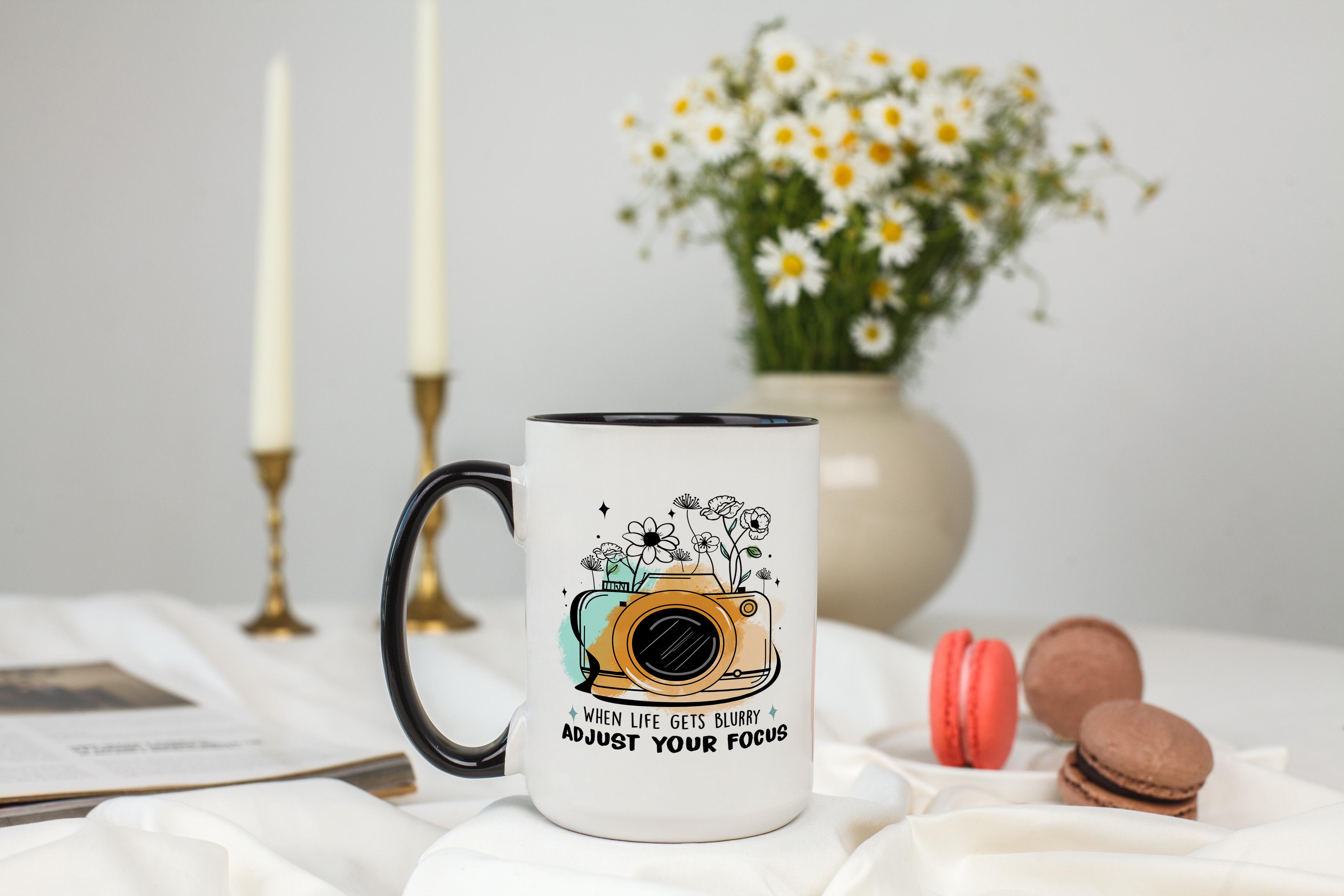 Adjust Your Focus - Affirmation and Motivation mug