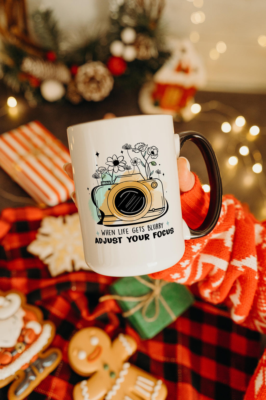 Adjust Your Focus - Affirmation and Motivation mug