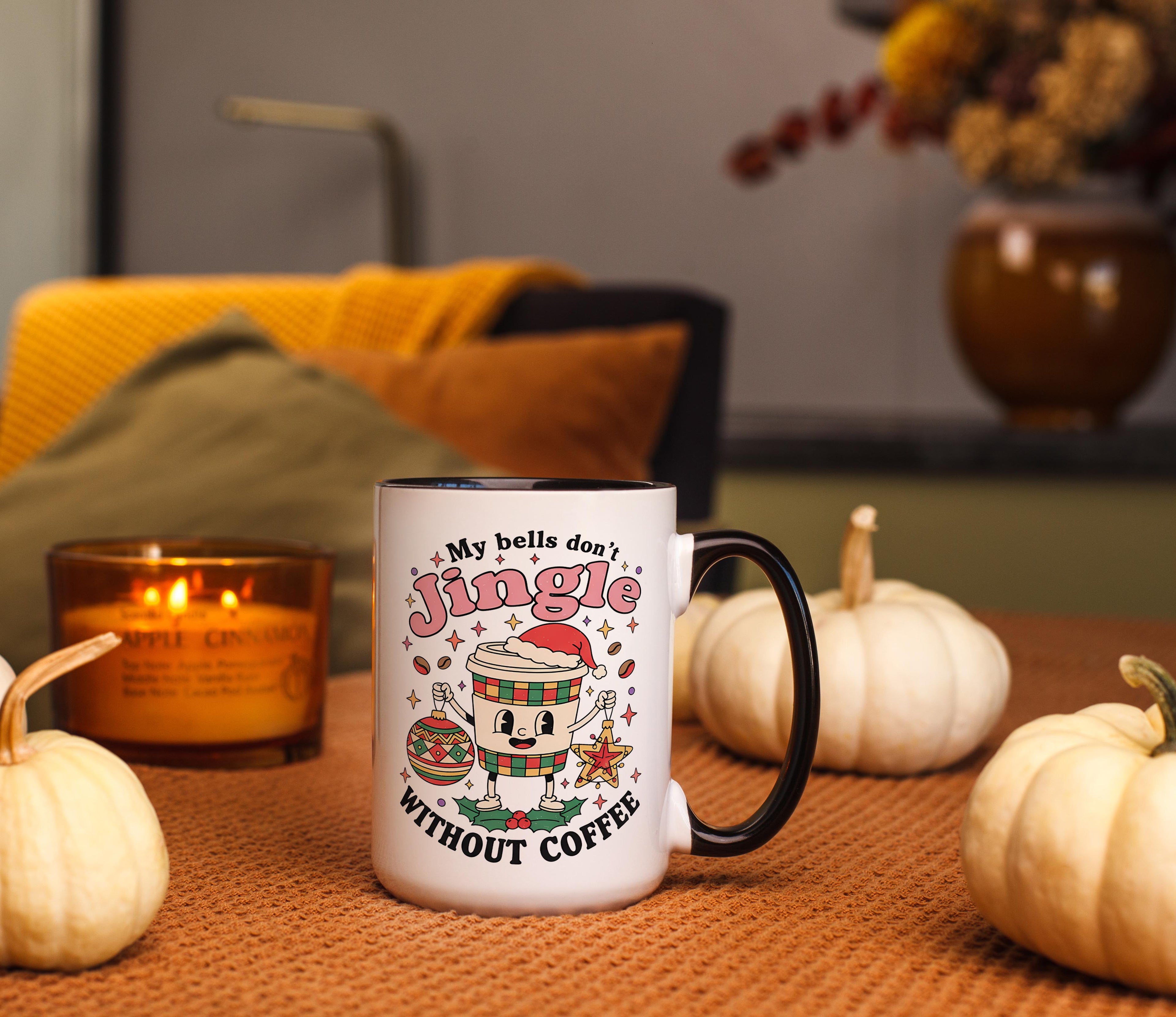 My Bells Don't Jingle Without Coffee - Christmas Mug