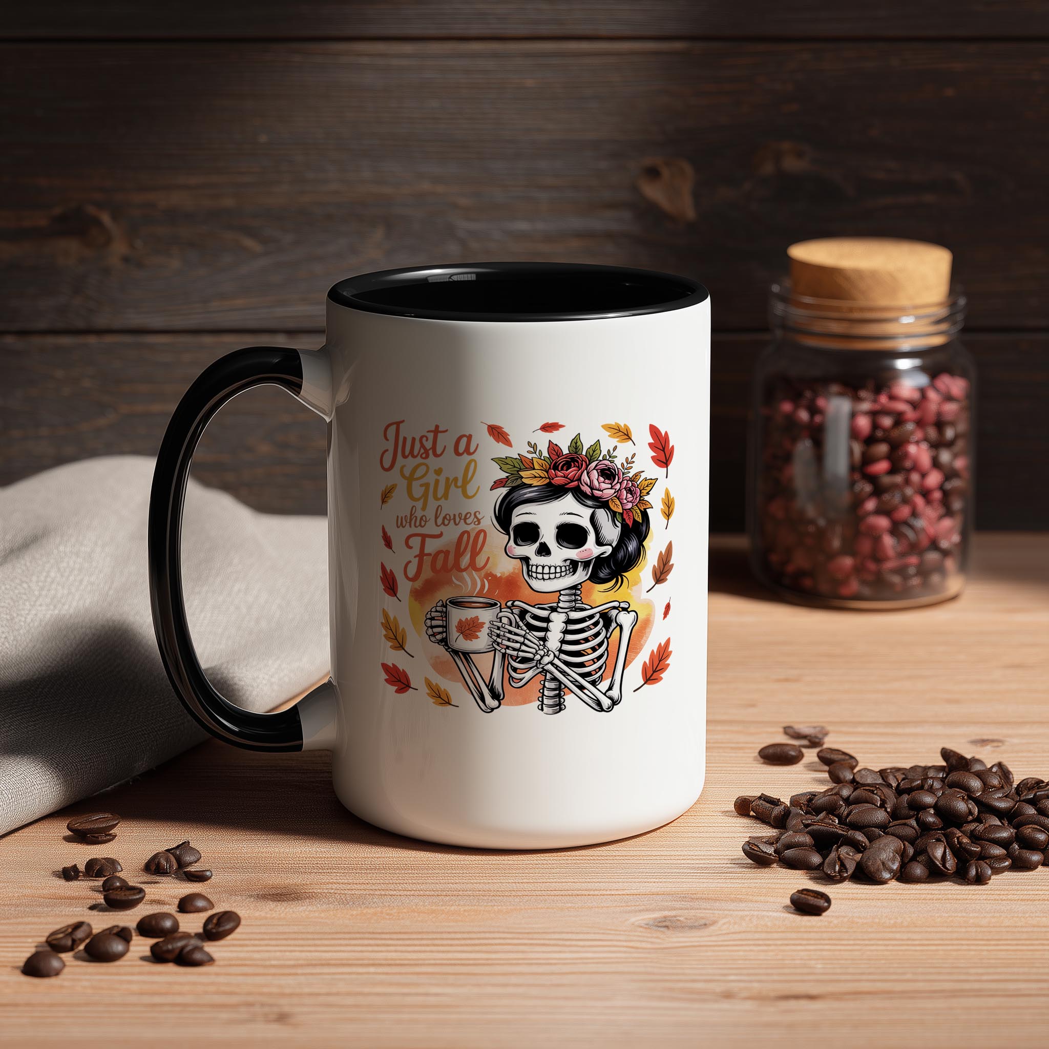 Just a Girl Who Loves Fall - Halloween Mug
