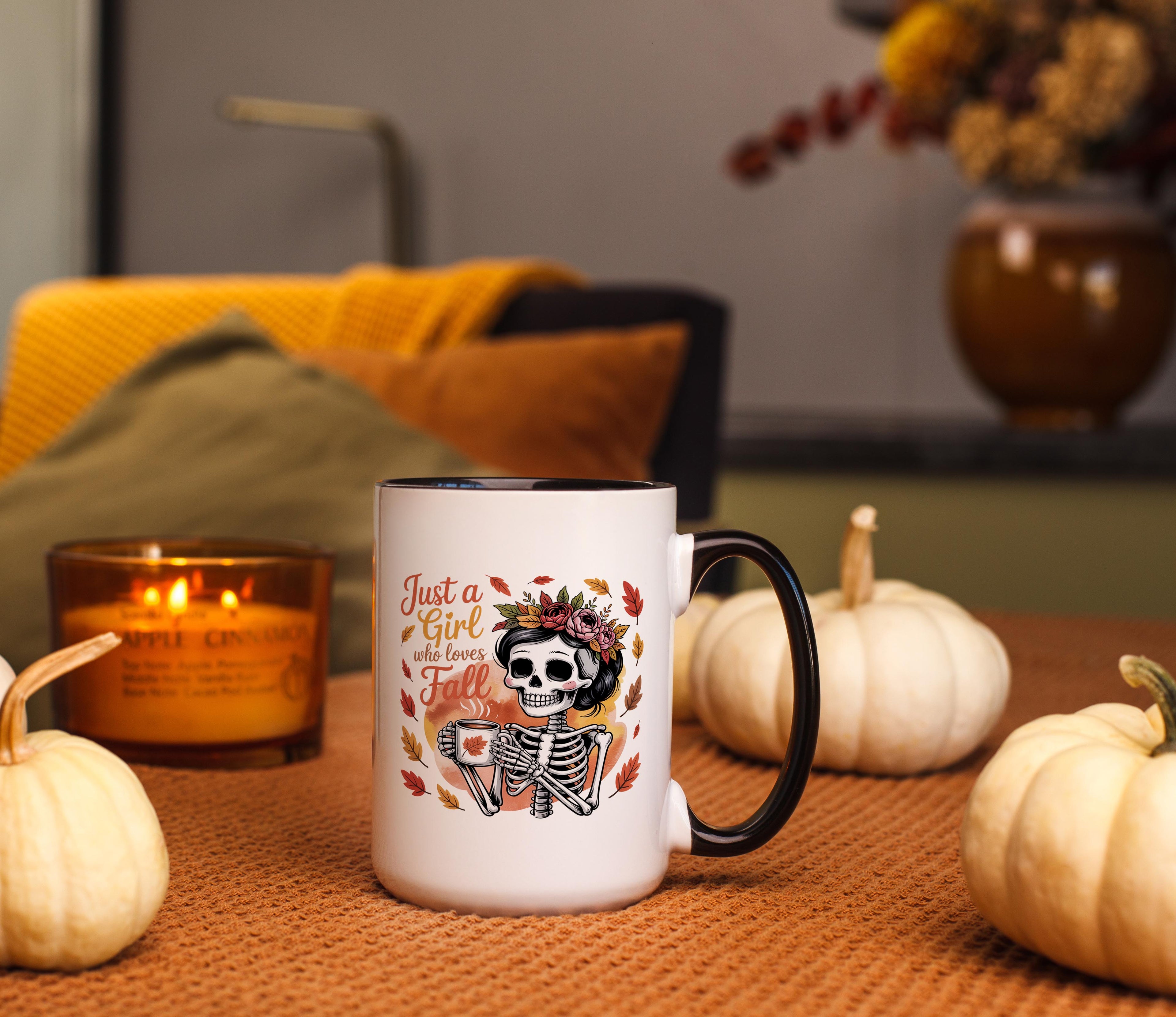Just a Girl Who Loves Fall - Halloween Mug