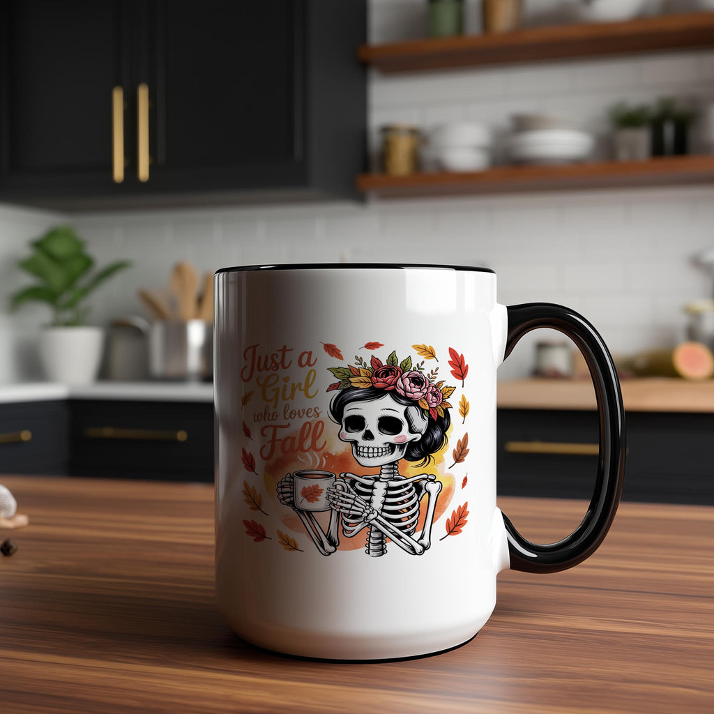 Just a Girl Who Loves Fall - Halloween Mug