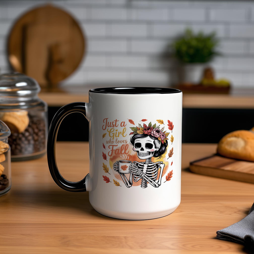 Just a Girl Who Loves Fall - Halloween Mug