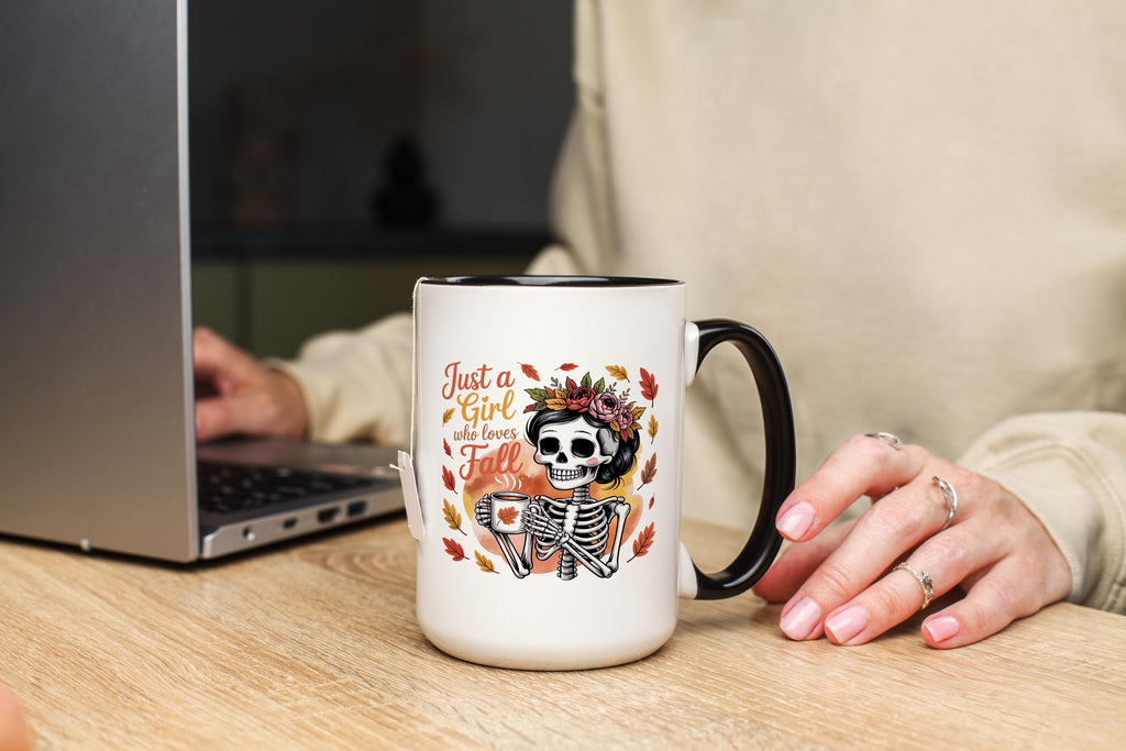 Just a Girl Who Loves Fall - Halloween Mug