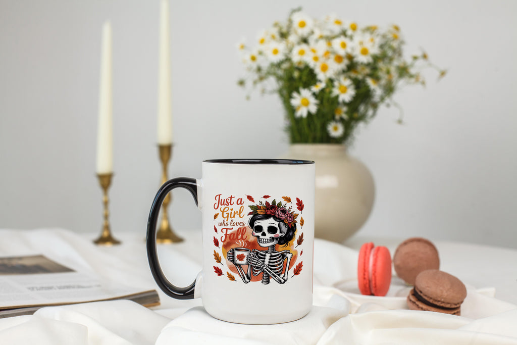 Just a Girl Who Loves Fall - Halloween Mug